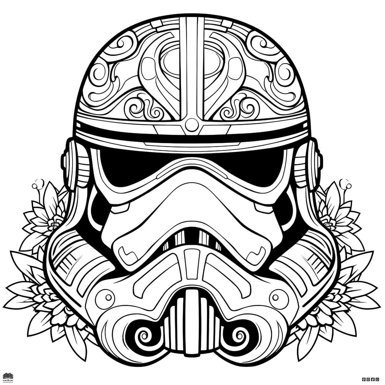 FREE Star Wars Stormtrooper Coloring Page Infinite Visibility