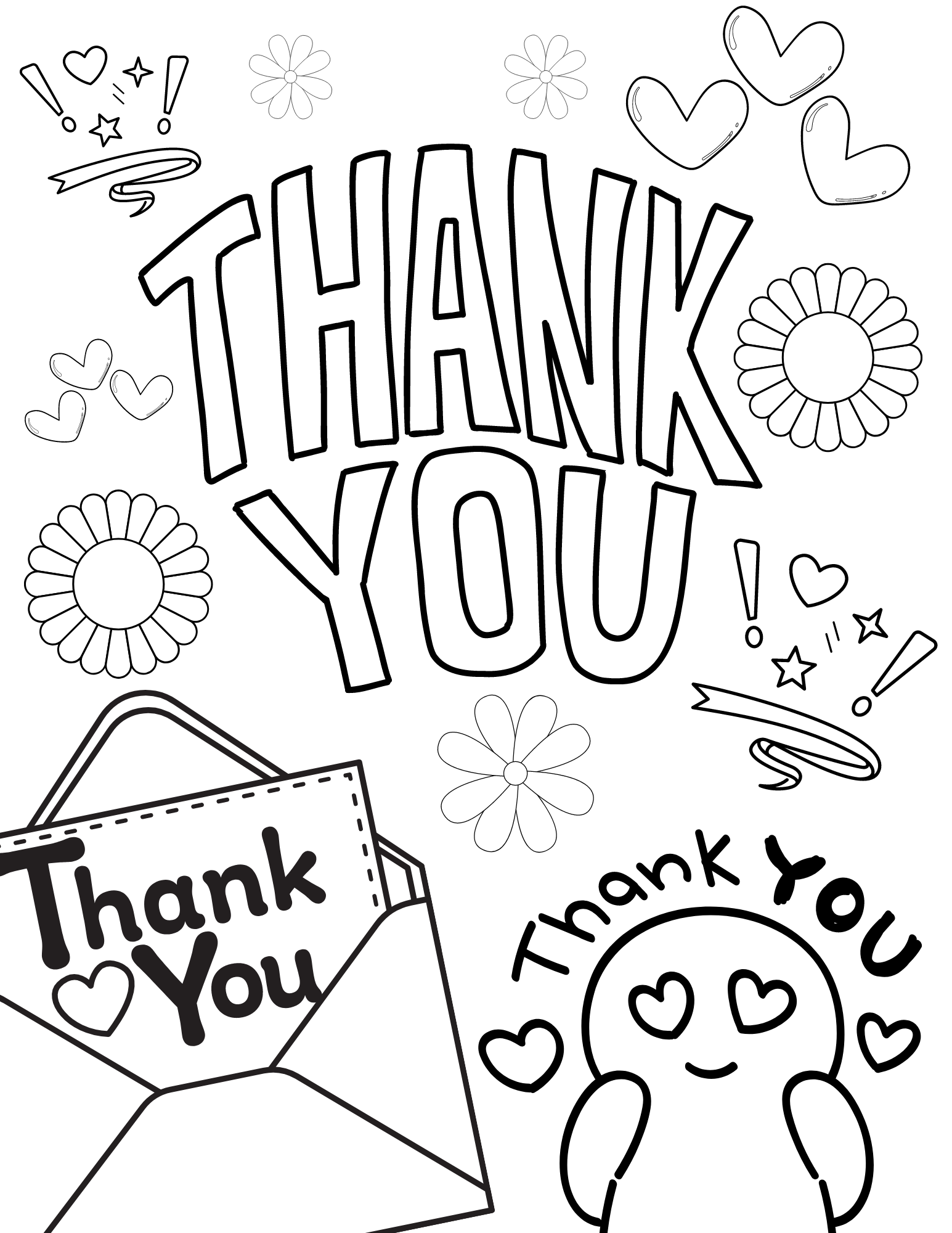 Free Thank You Coloring Pages AllFreeKidsCrafts Free Thank You Coloring Pages AllFreeKidsCrafts