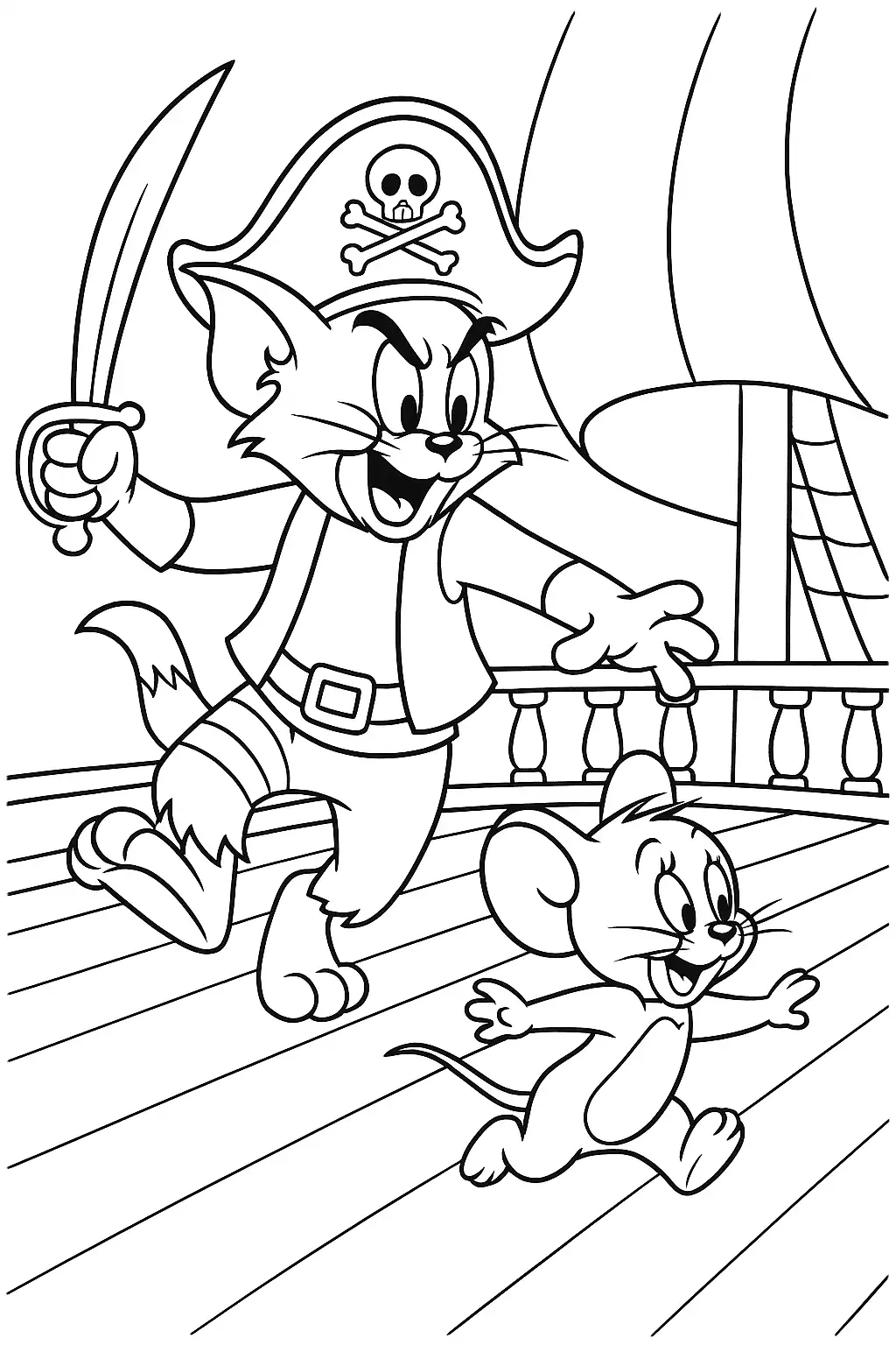 Free Tom And Jerry Coloring Pages Generator 25 Tom And Jerry Coloring Pages To Download
