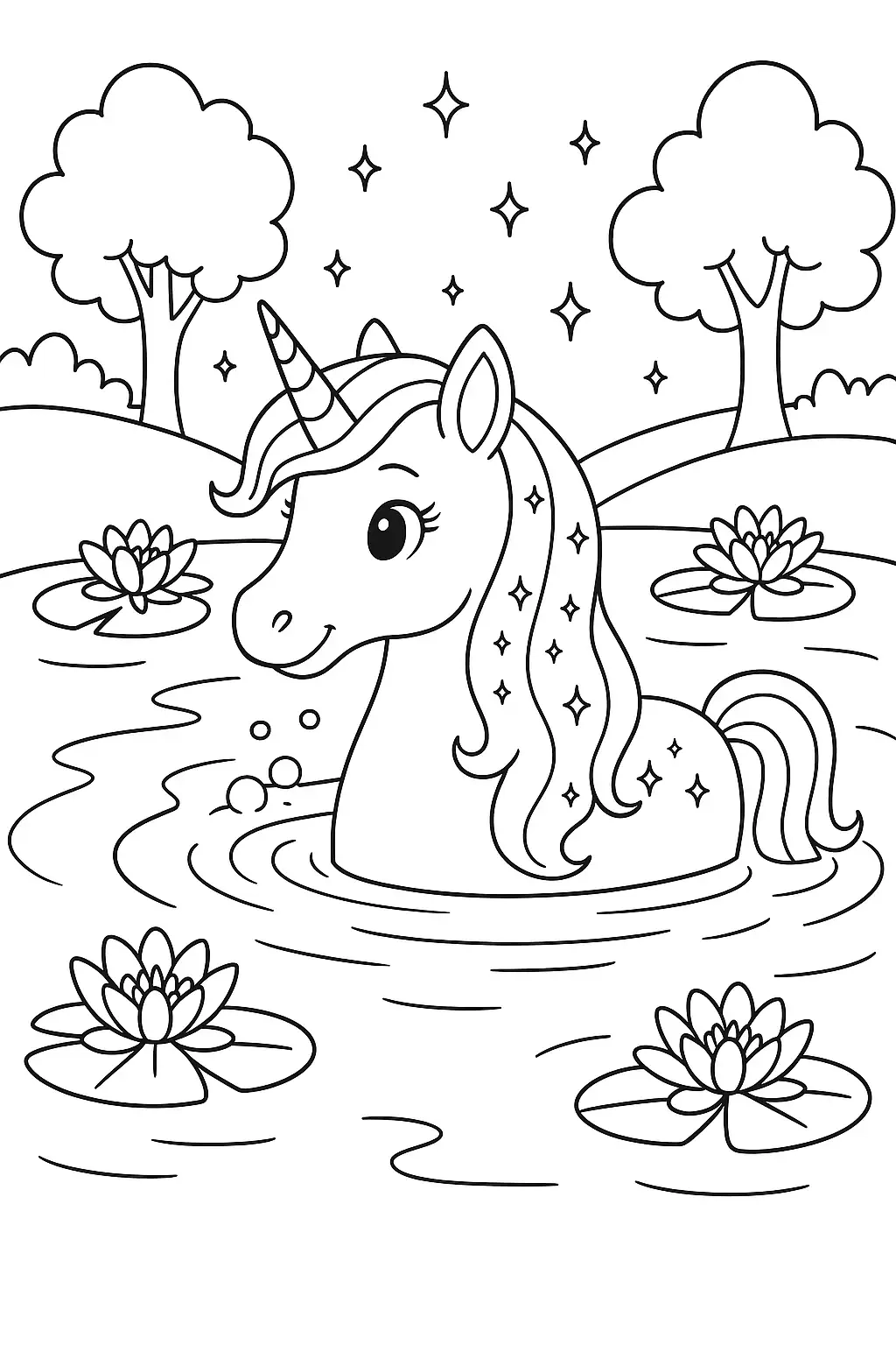 Free Unicorn Academy Coloring Pages Generator 12 Unicorn Academy Coloring Pages To Download