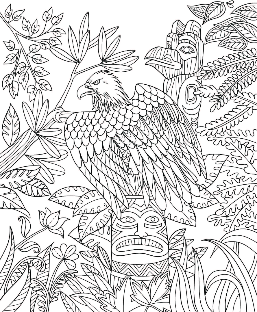Freebie Friday 11 09 18 Native American Spirit Coloring
