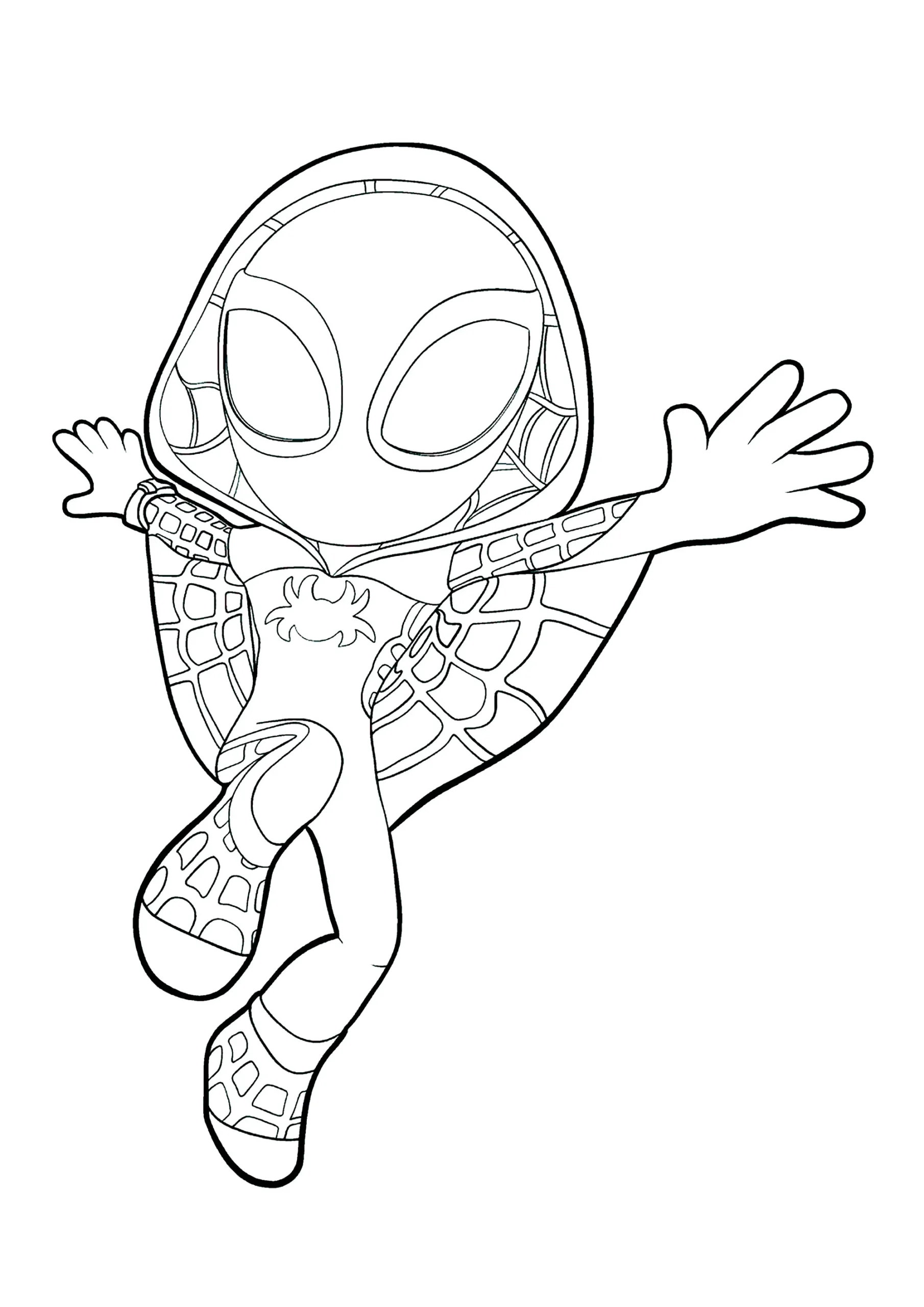 spidey and his amazing friends coloring pages