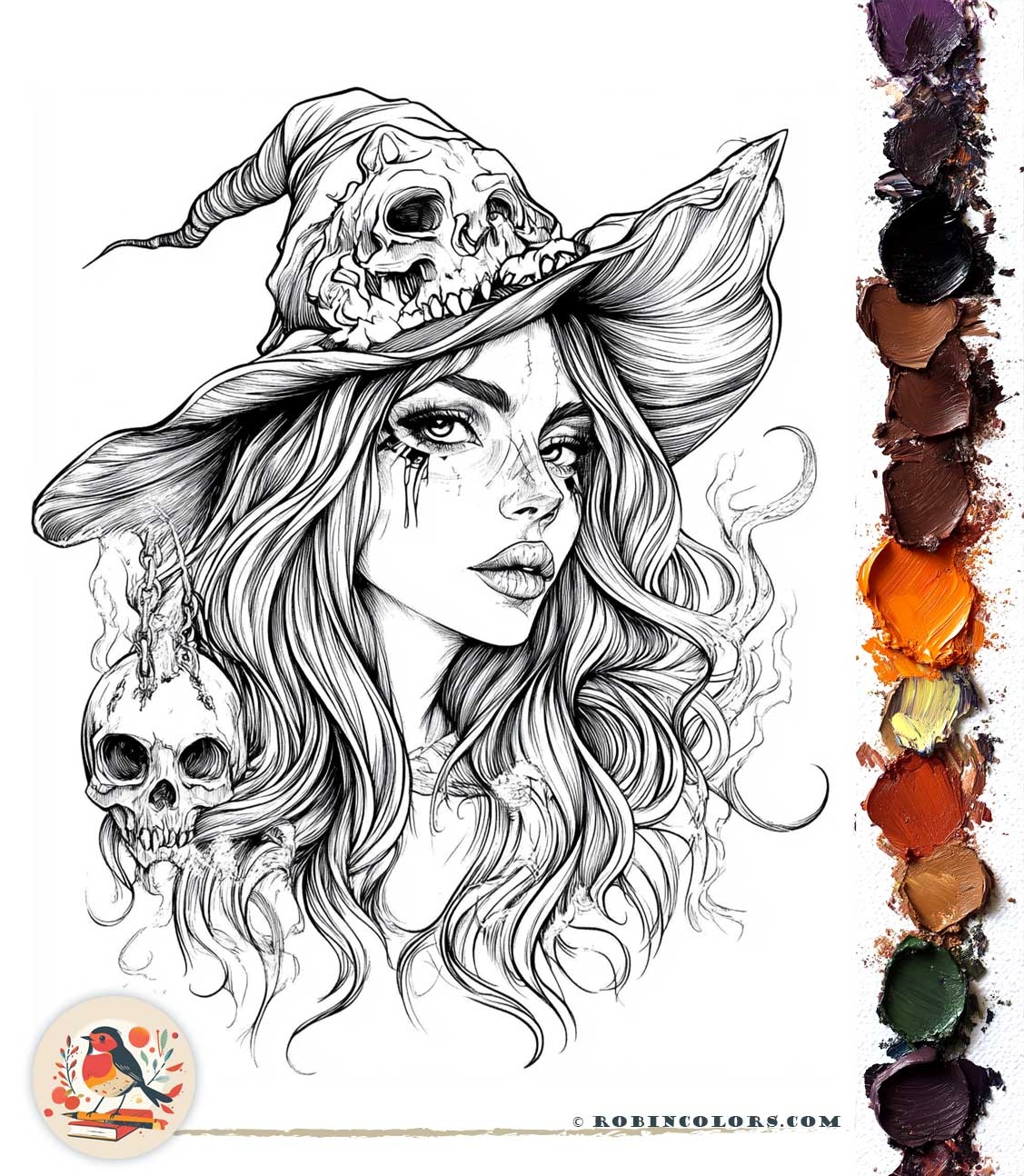 halloween coloring pages for adults