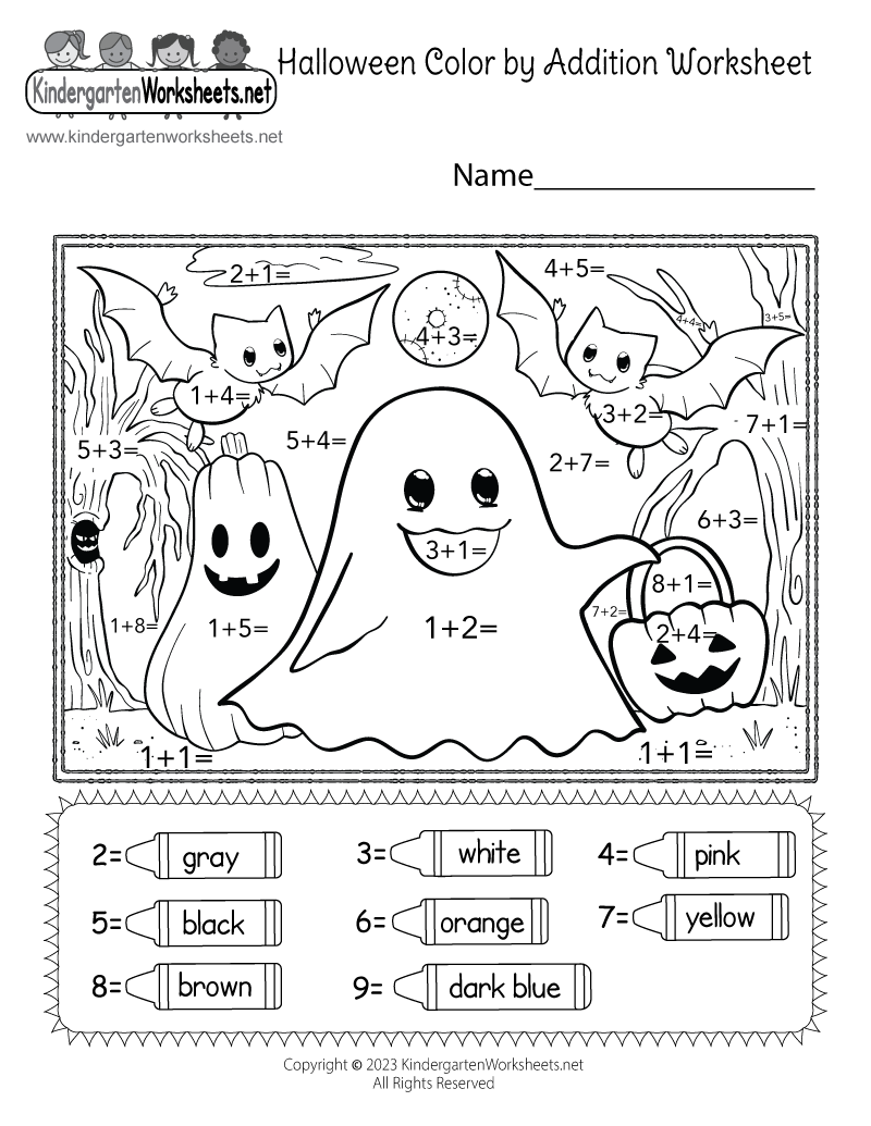 halloween math color by number halloween math color by number