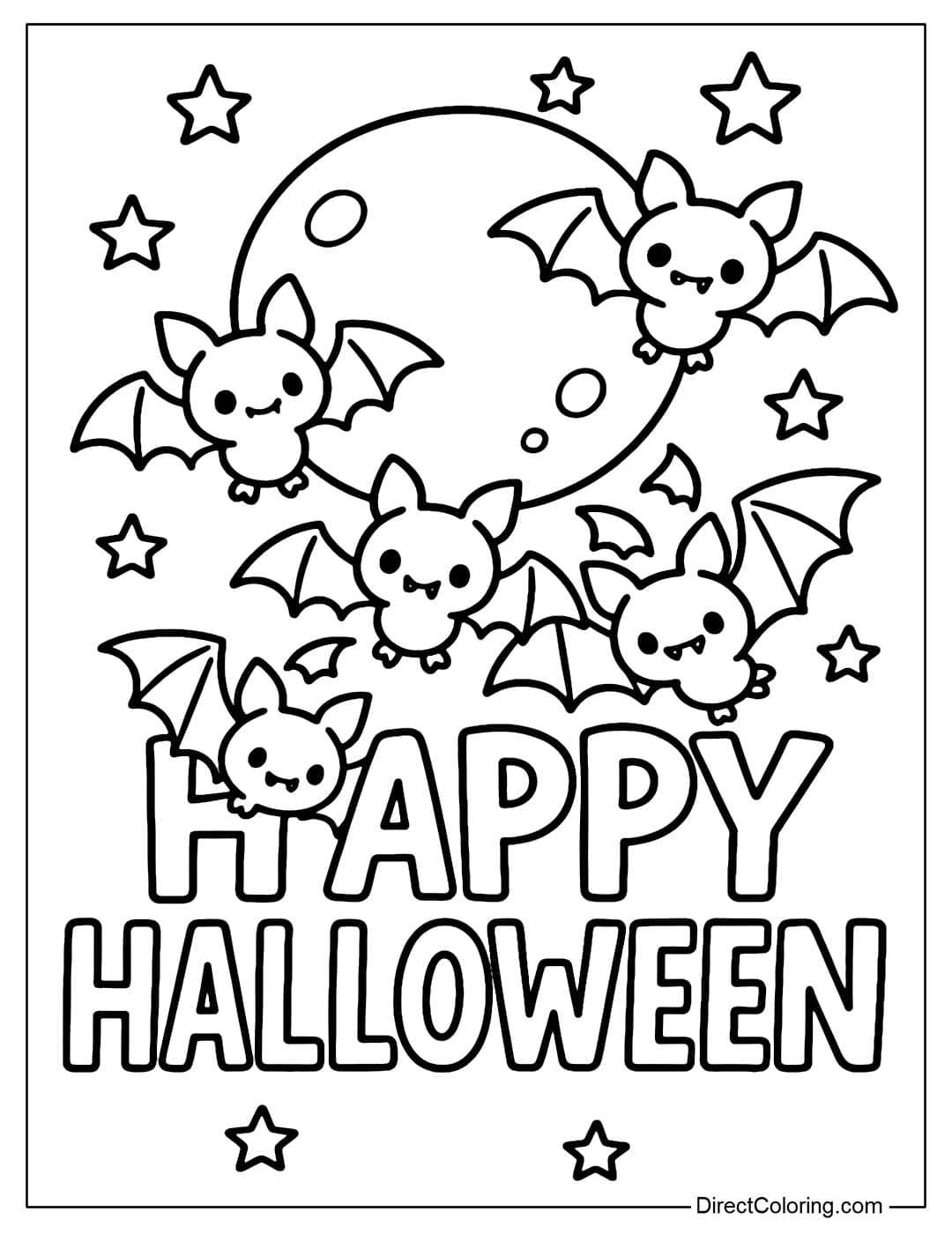 Halloween Coloring Pages Free PDF To Download And Print