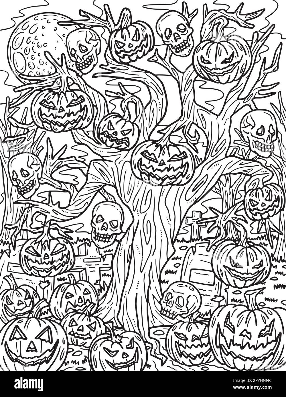 adult coloring halloween pages