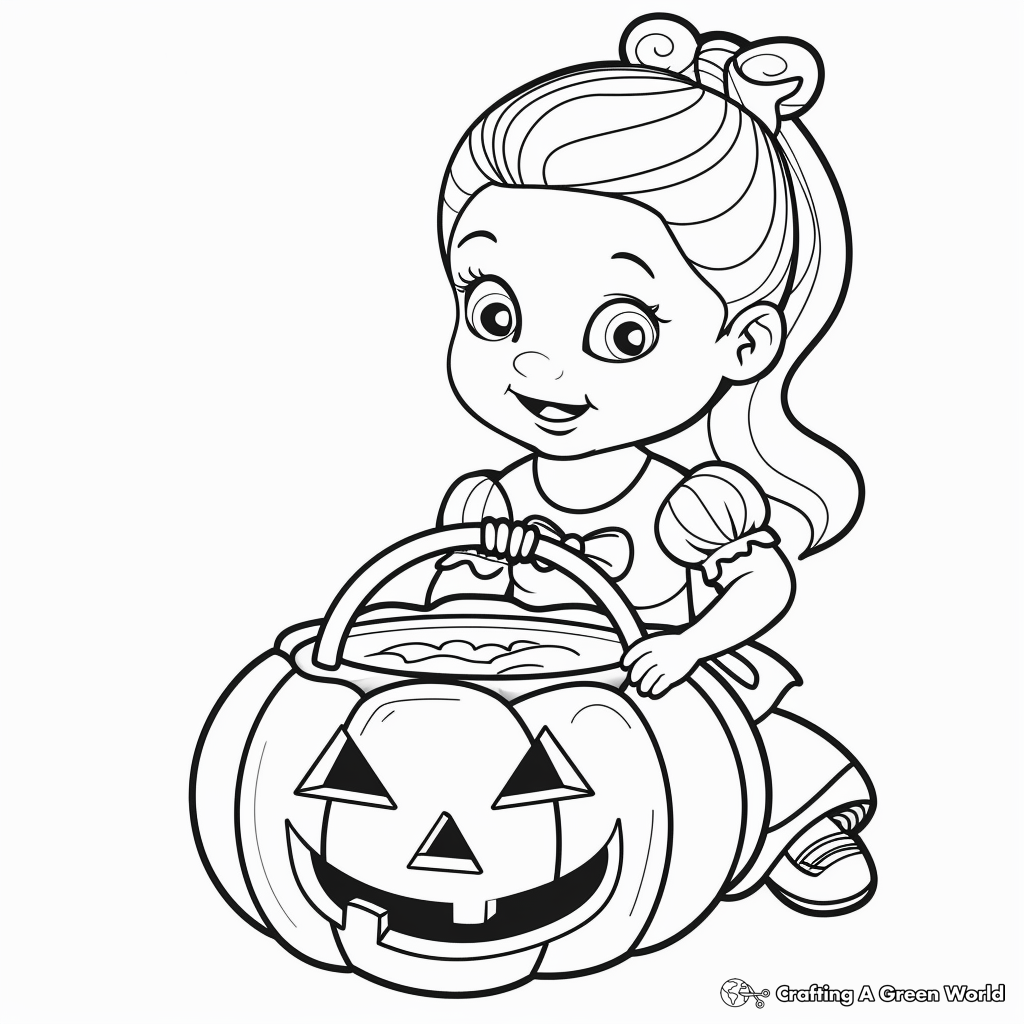 Halloween Princess Coloring Pages Free Printable 