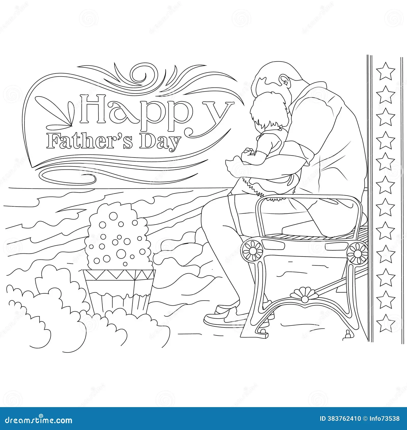 Happy Father S Day Coloring Page Father And Child On Bench Black And White Line Art Illustration For Coloring Stock Vector Illustration Of Special Coloring 383762410 Happy Father S Day Coloring Page Father And Child On Bench Black And White Line Art Illustration For Coloring Stock Vector Illustration Of Special Coloring 383762410