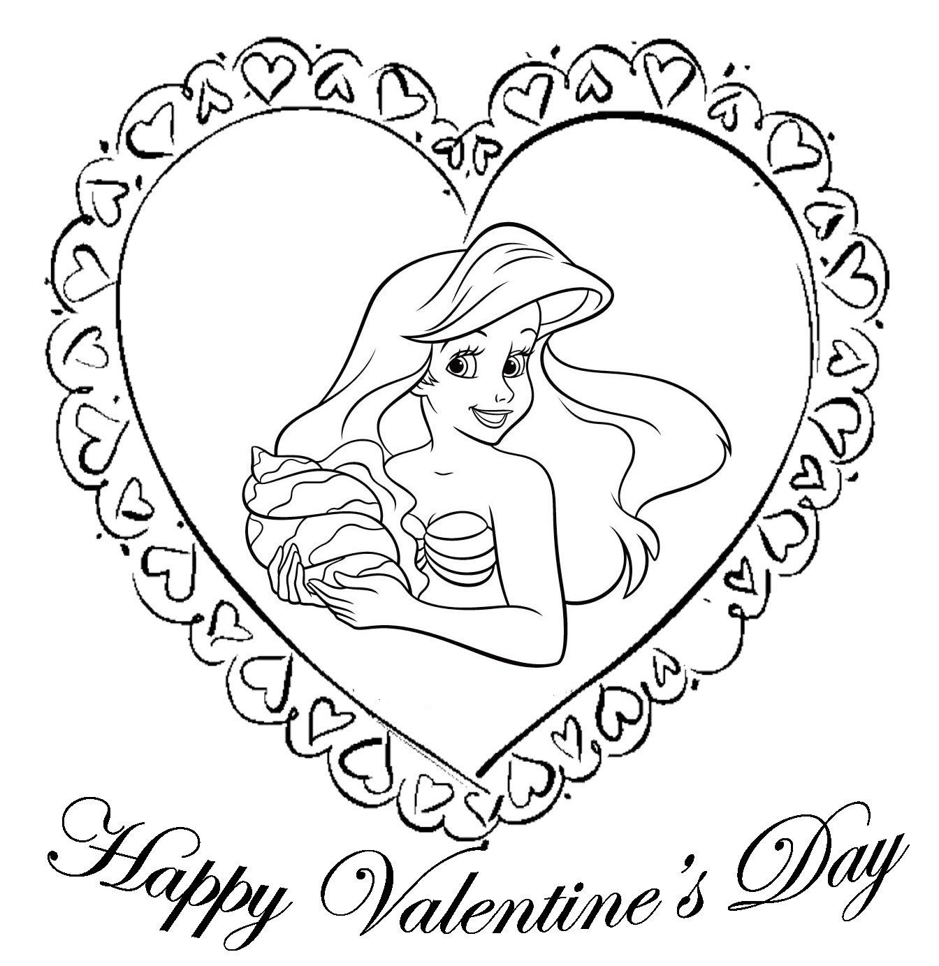 Happy Valentine s Day Coloring Page Heart Coloring Page Valentine Coloring Sheet Kids Adult Coloring Valentines Printable Love Day