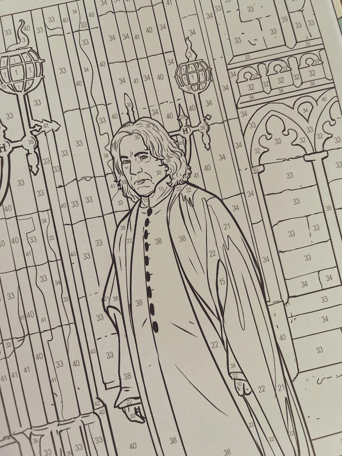 harry potter color by number