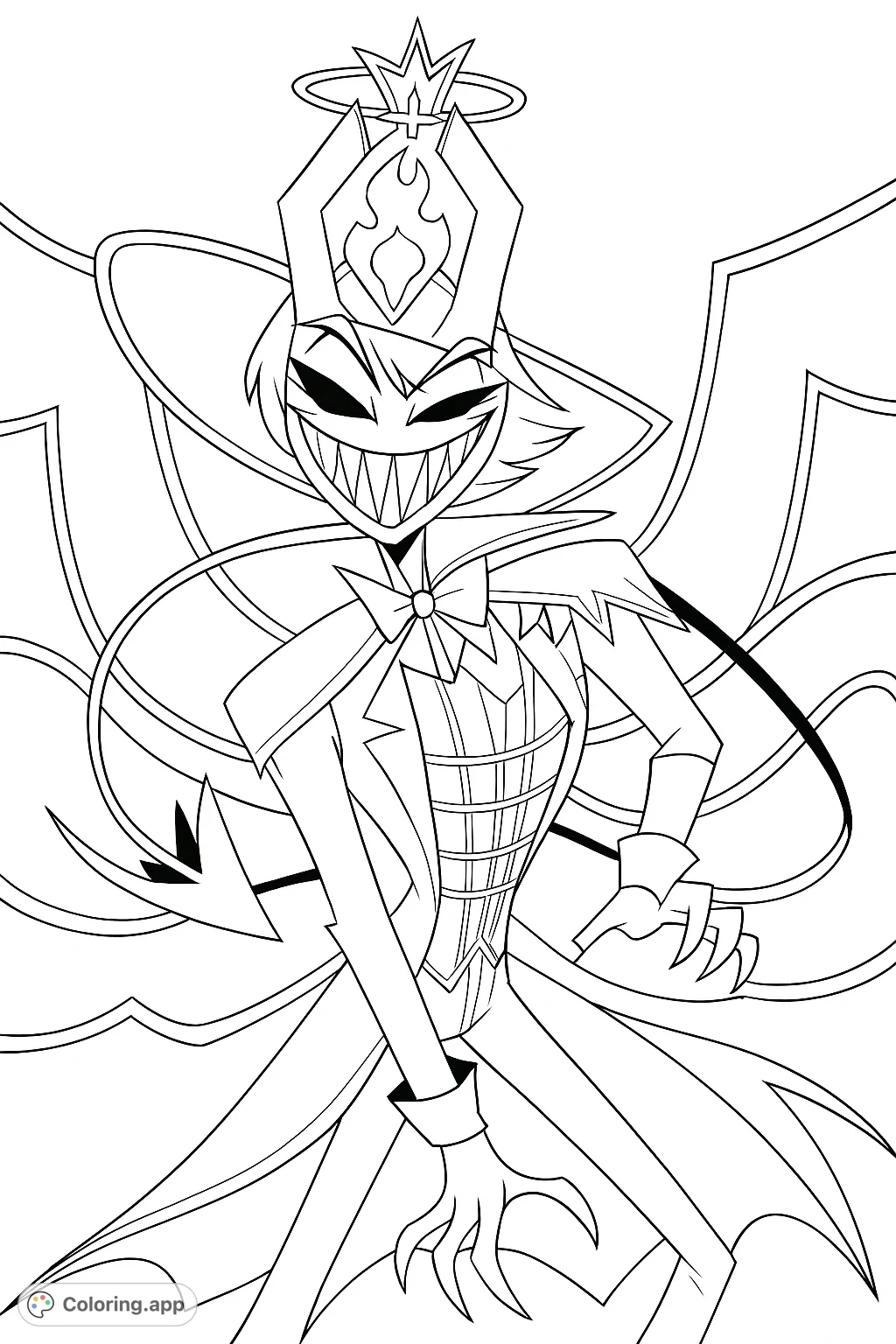 Hazbin Coloring Pages Coloring app