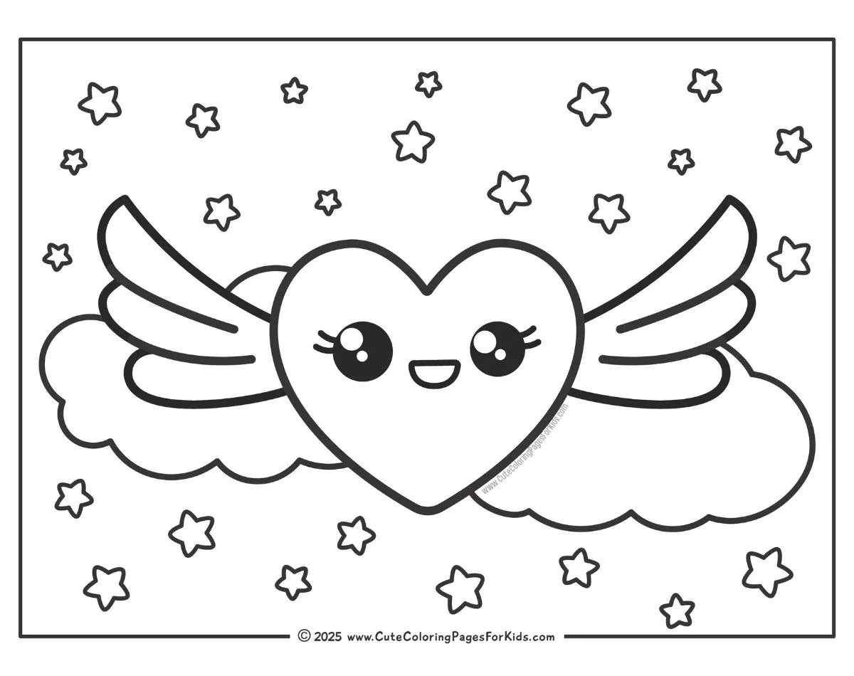 Heart Coloring Pages Cute Coloring Pages For Kids Heart Coloring Pages Cute Coloring Pages For Kids