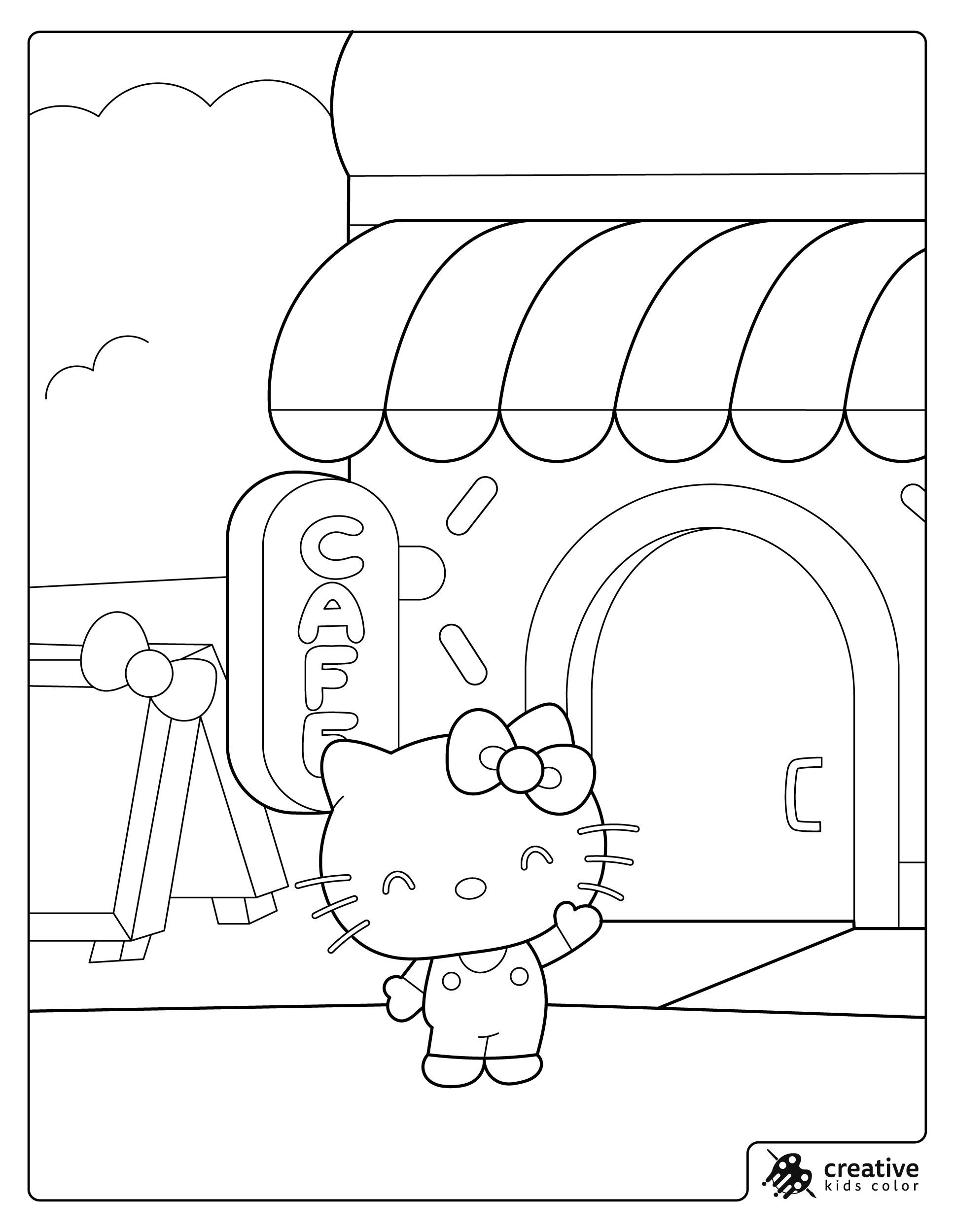 Hello Kitty Coloring Pages 65 Free Printable PDFs Hello Kitty Coloring Pages 65 Free Printable PDFs