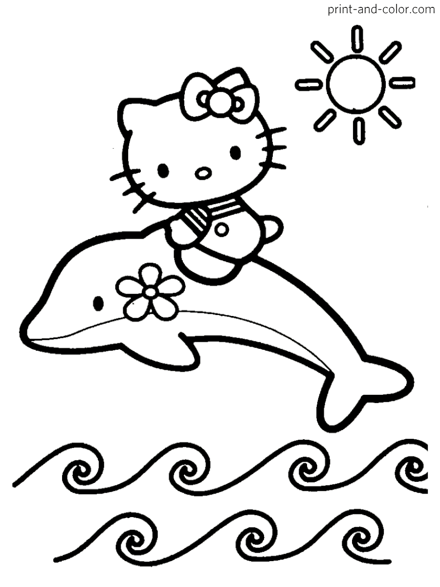 Hello Kitty Coloring Pages Print And Color