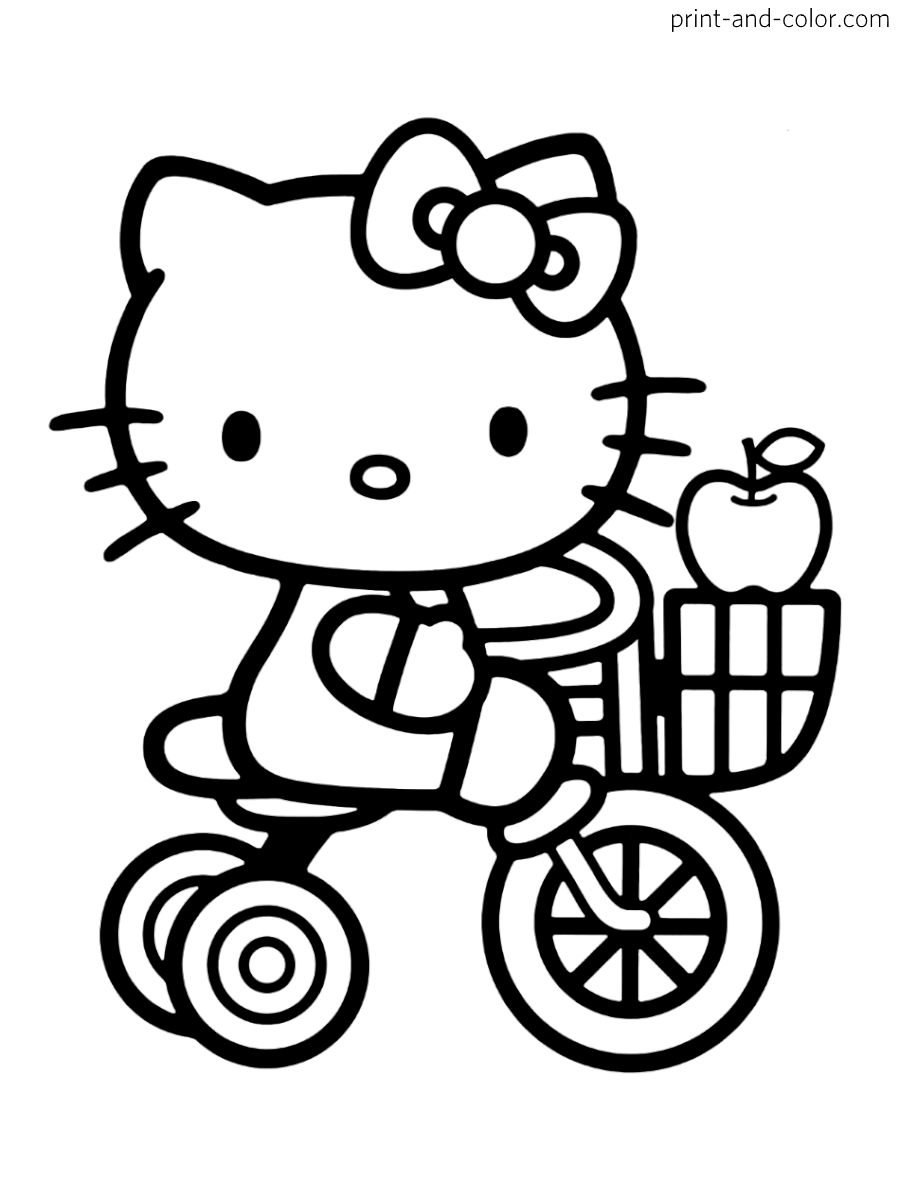 Hello Kitty Coloring Pages Print And Color Hello Kitty Coloring Pages Print And Color