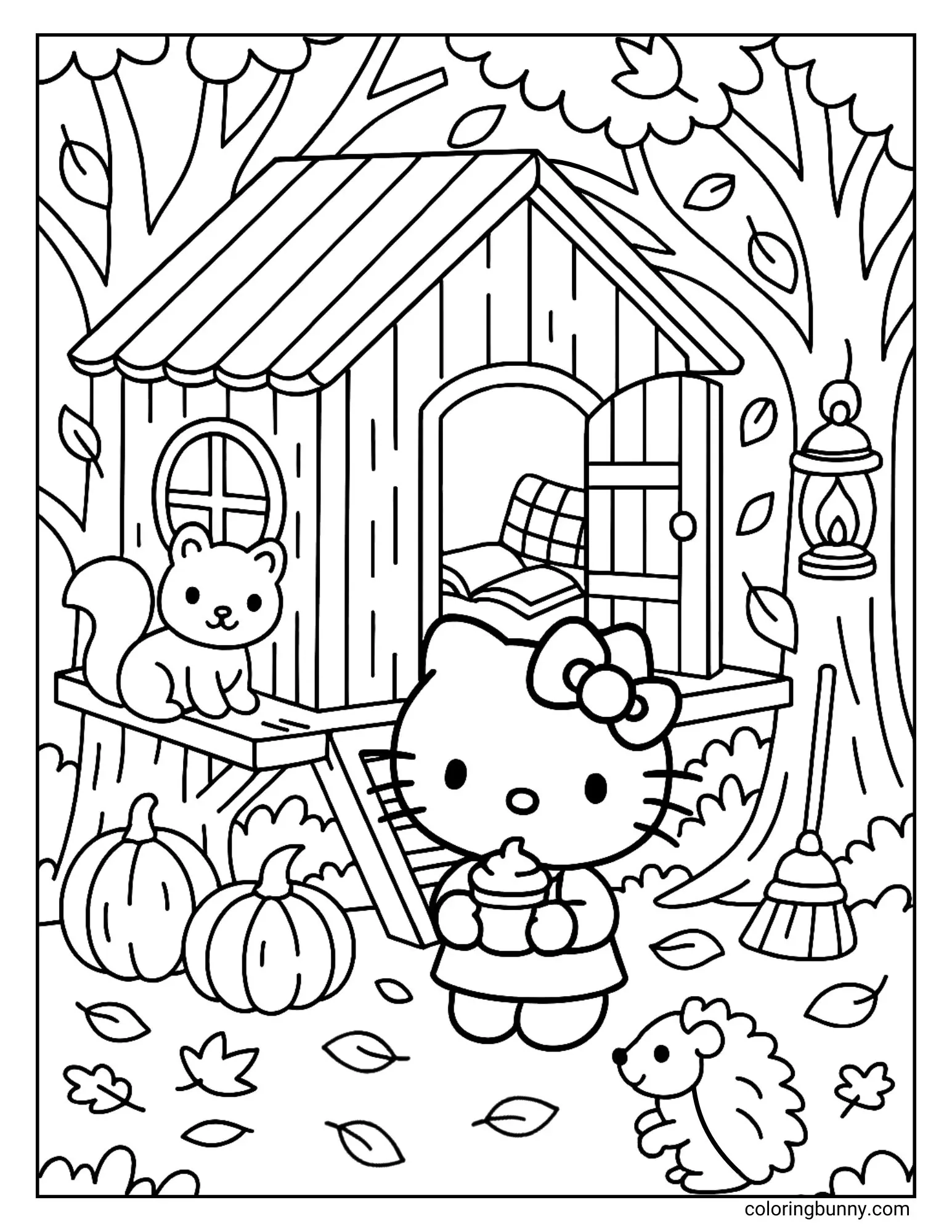 coloring sheets hello kitty