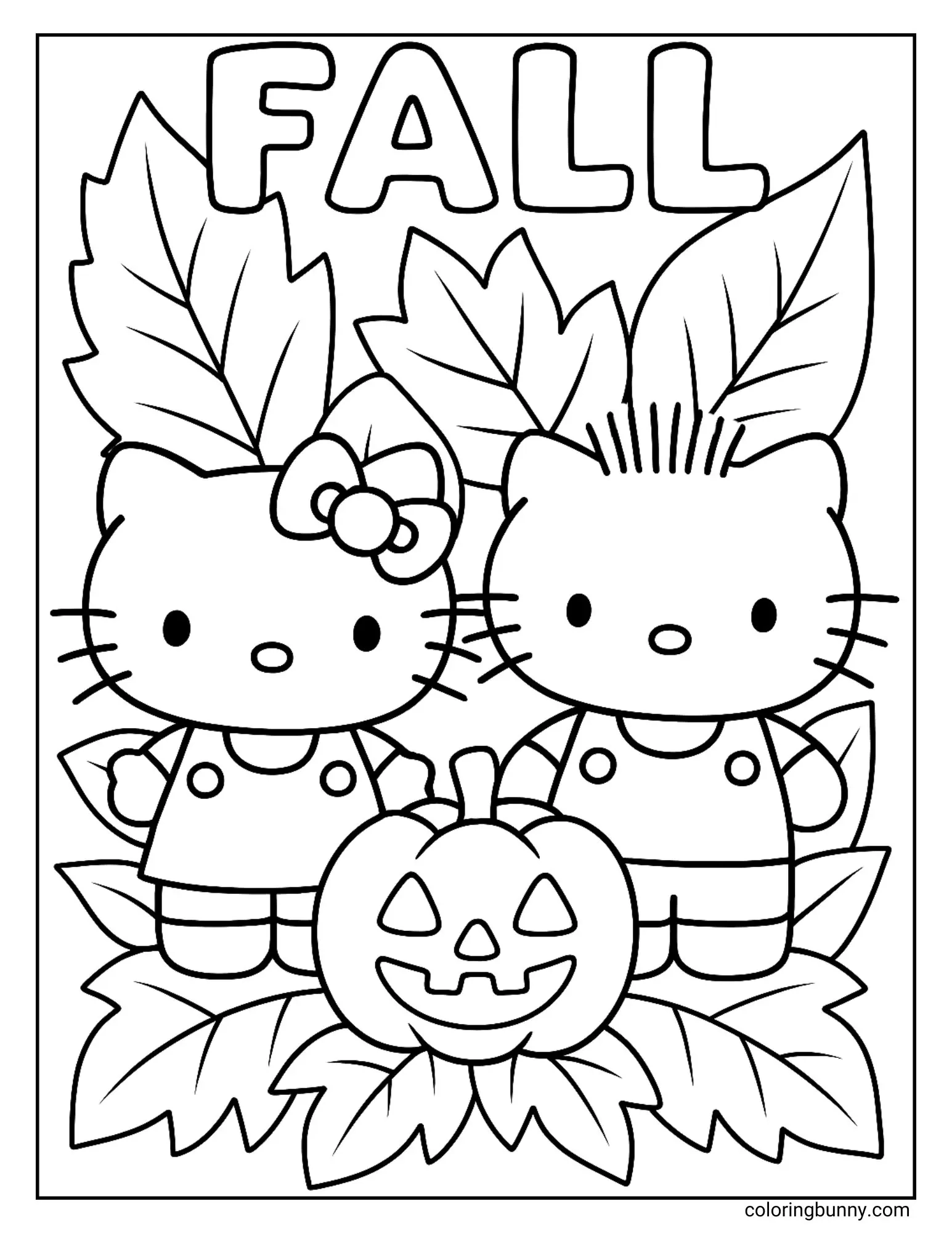 Hello Kitty Fall Coloring Pages 27 Free Printable PDFs Hello Kitty Fall Coloring Pages 27 Free Printable PDFs