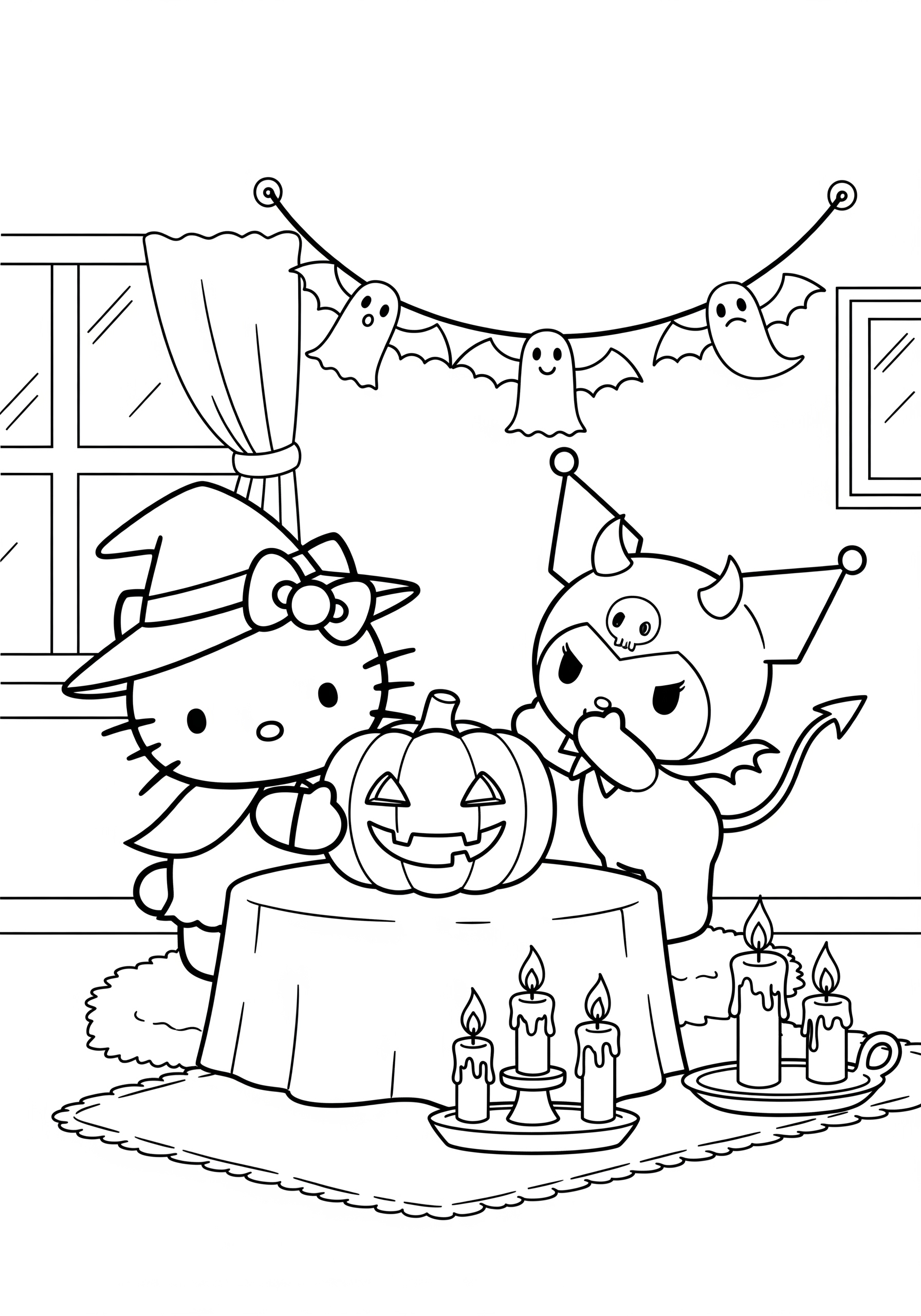 hello kitty coloring sheet