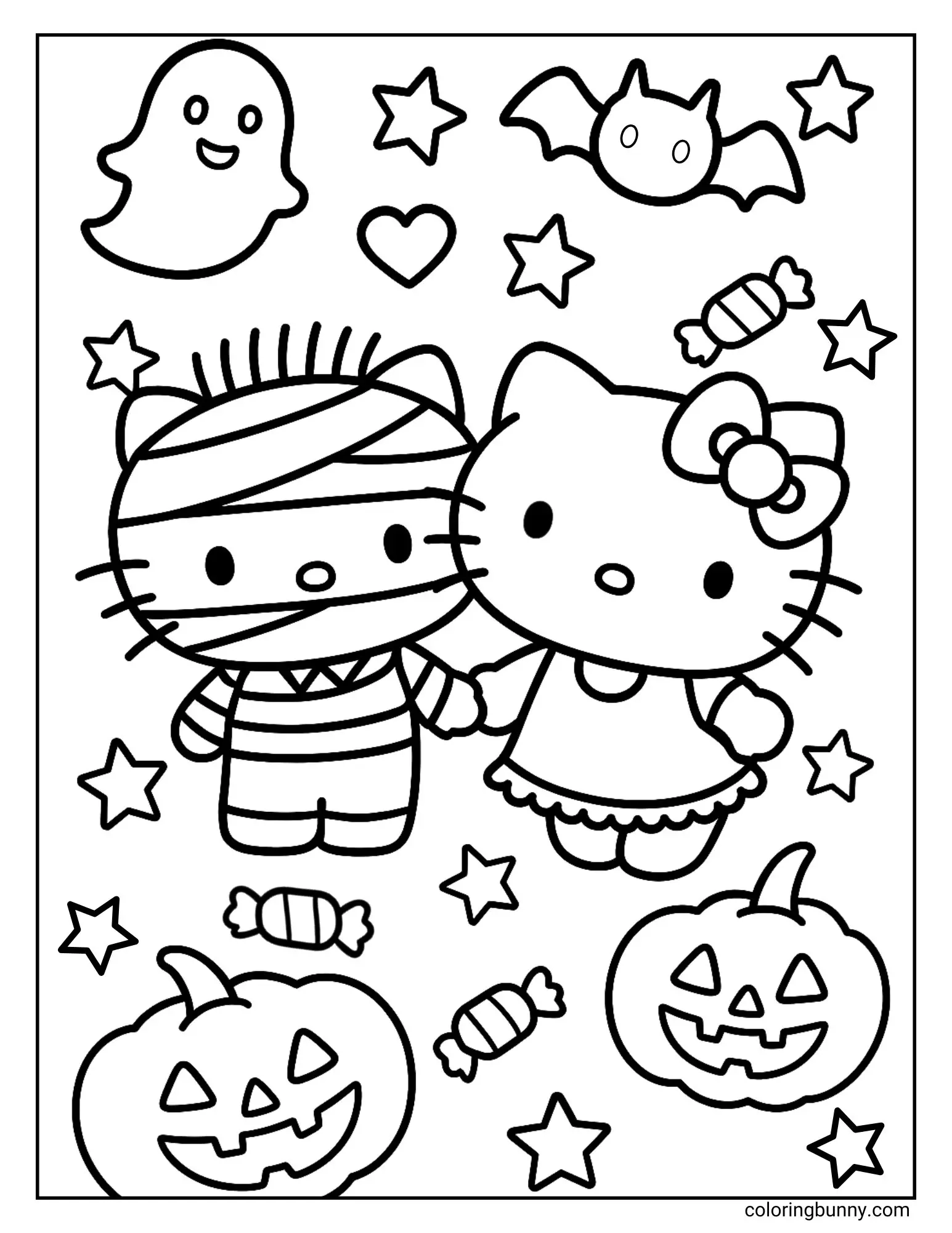 pictures of halloween to color