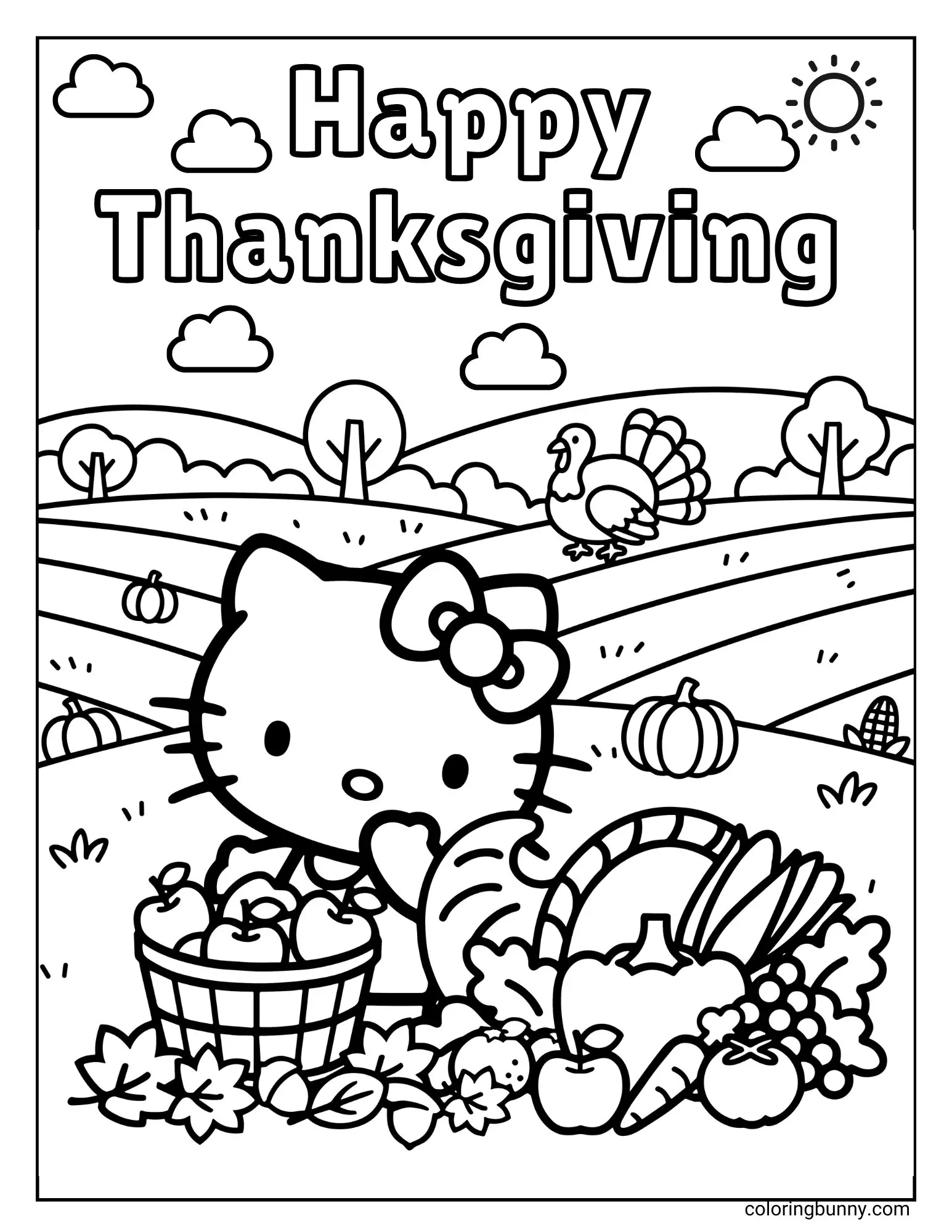 hello kitty coloring pages printable hello kitty coloring pages printable