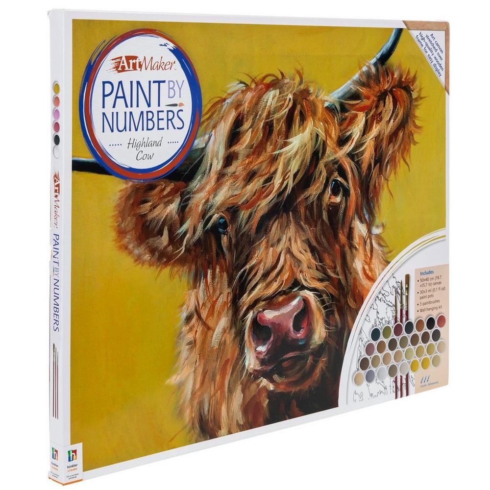 Highland Cow Paint By Numbers Kit Hobby Lobby 2410819 Highland Cow Paint By Numbers Kit Hobby Lobby 2410819