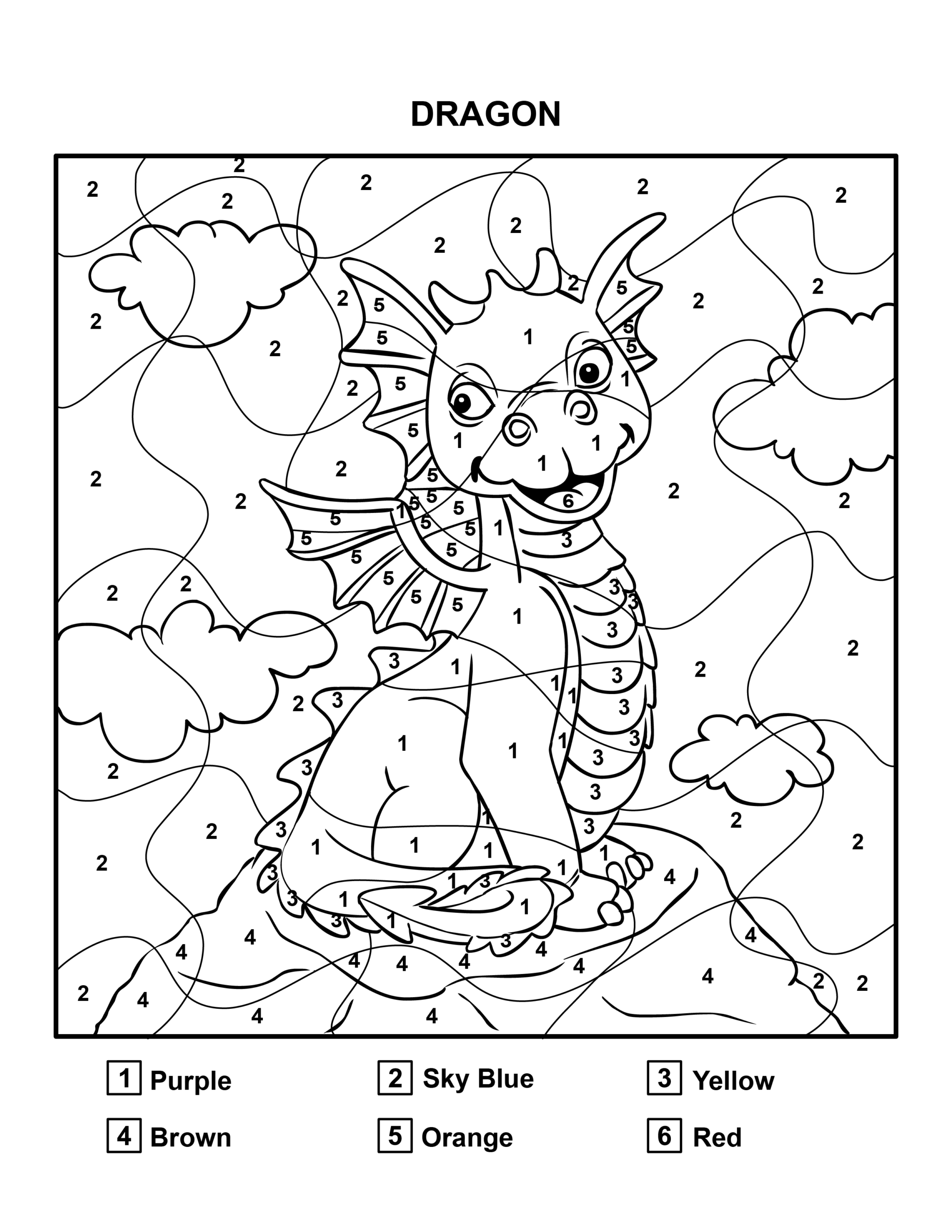 Homeschool Color By Number Printables For Preschoolers Ashley Yeo