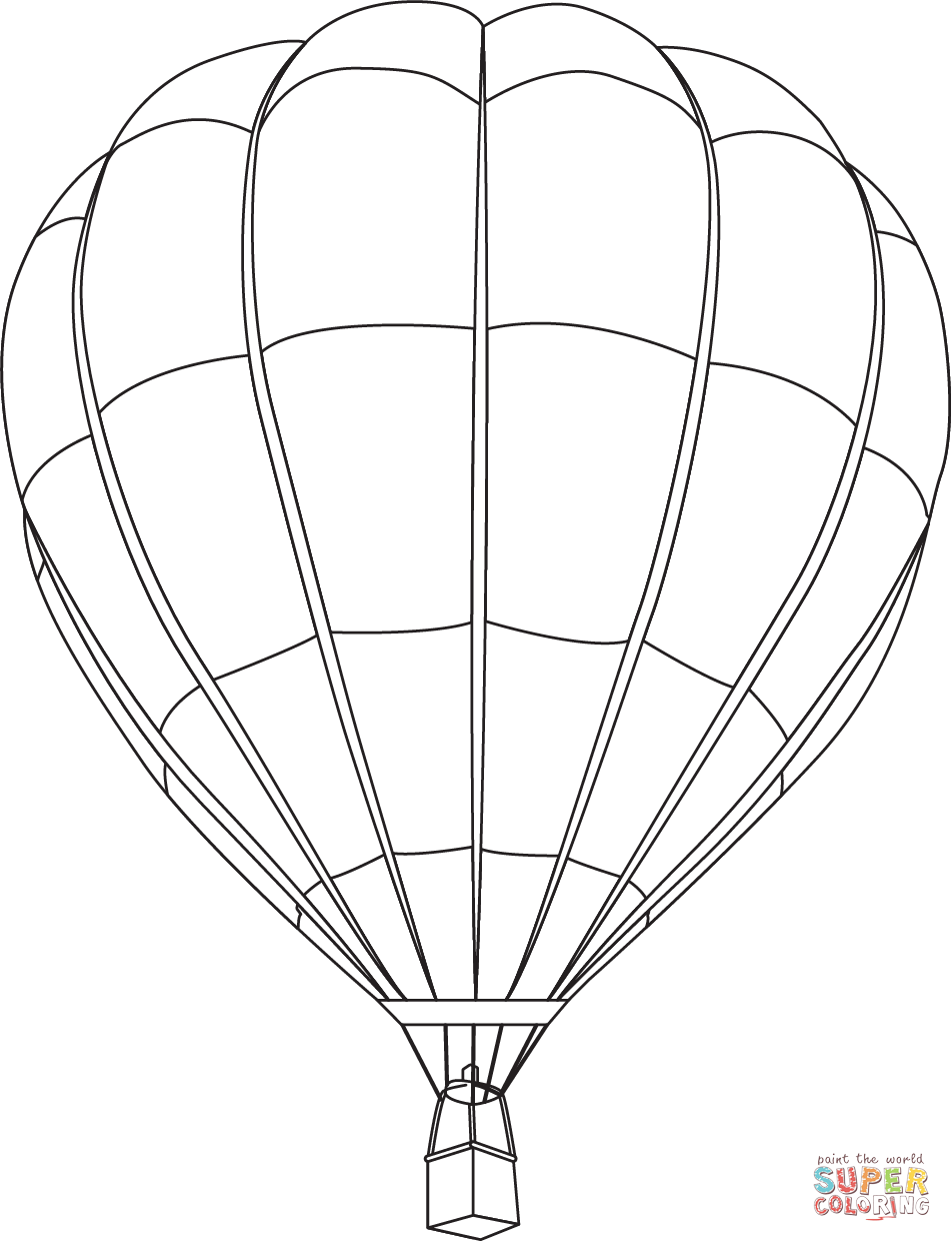 Hot Air Balloons 45 Free Printable Coloring Pages