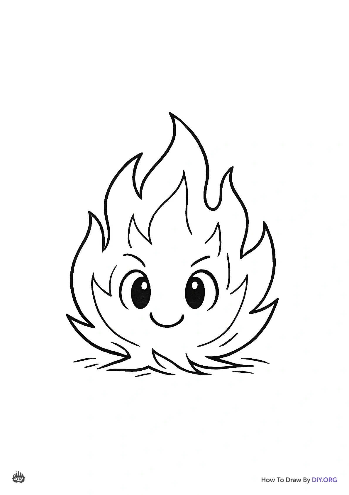 fire flame coloring page fire flame coloring page