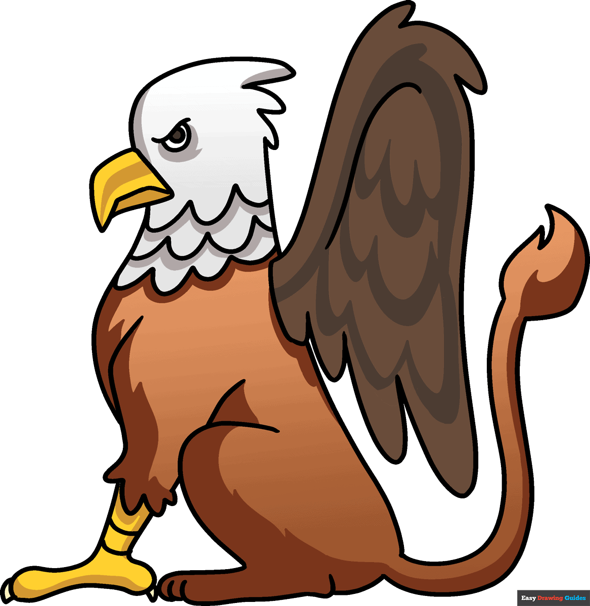 How To Draw A Griffin Really Easy Drawing Tutorial
