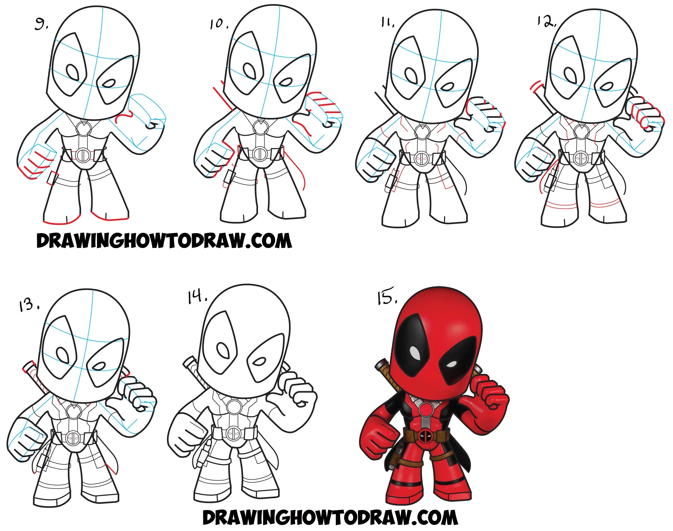 How To Draw Chibi Deadpool Easy Step By Step Drawing Tutorial How To Draw Step By Step Drawing Tutorials How To Draw Chibi Deadpool Easy Step By Step Drawing Tutorial How To Draw Step By Step Drawing Tutorials