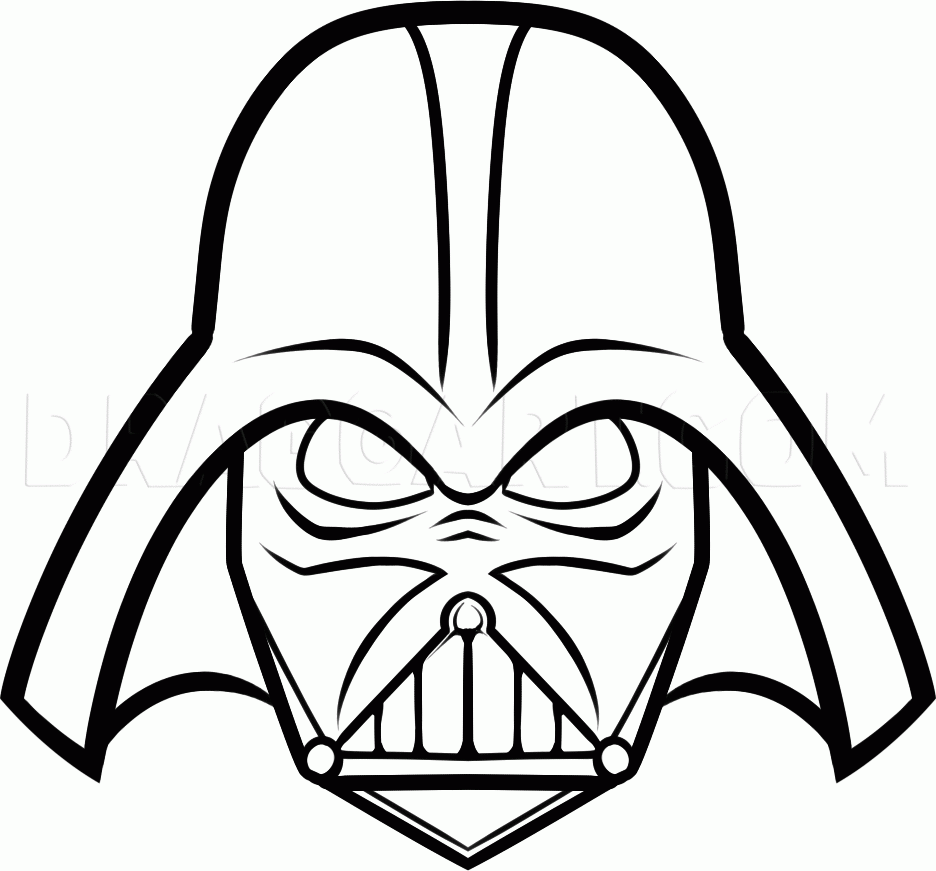 How To Draw Darth Vader Easy Drawing Step By Step By Dawn DragoArt