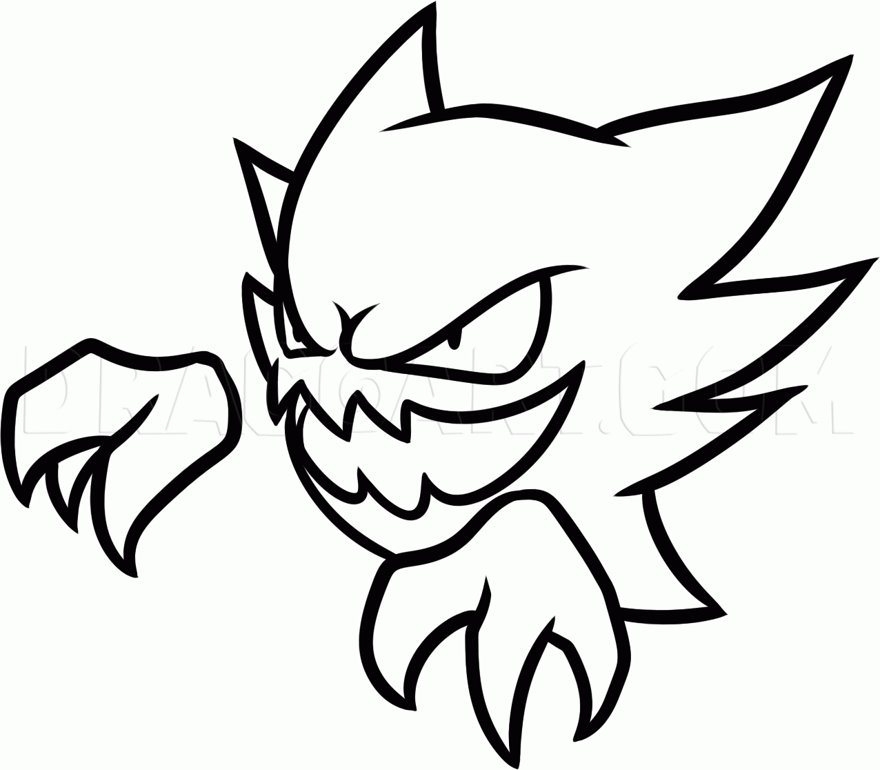 haunter pokemon coloring page