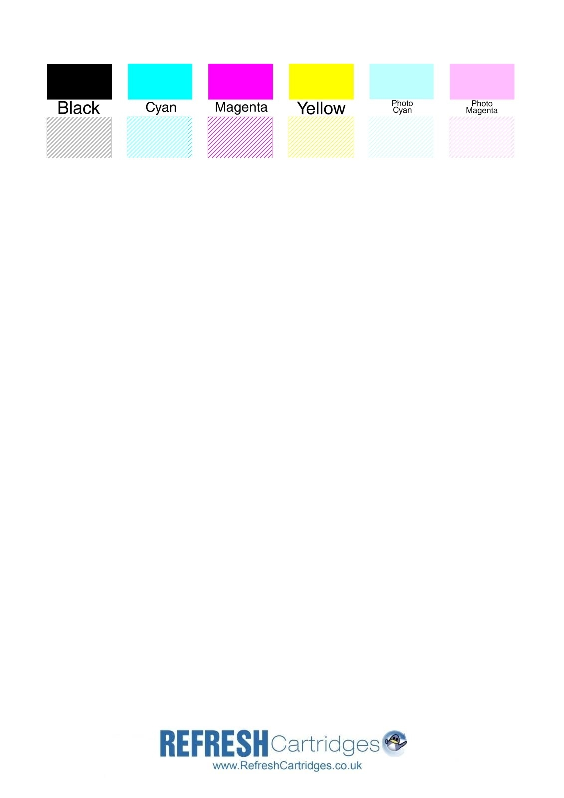 color page printer test