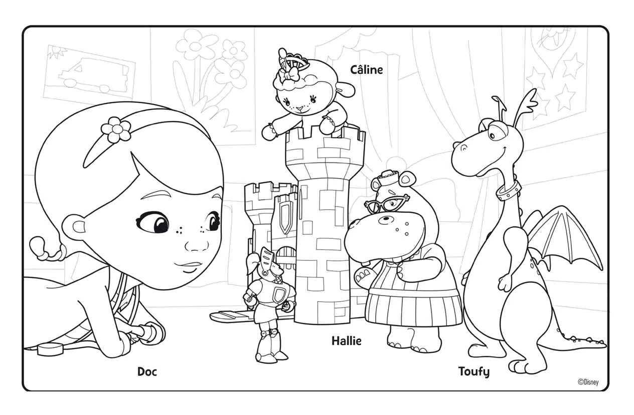 Image Of Doctor Plush Disney To Print And Color Doc McStuffins Coloring Pages