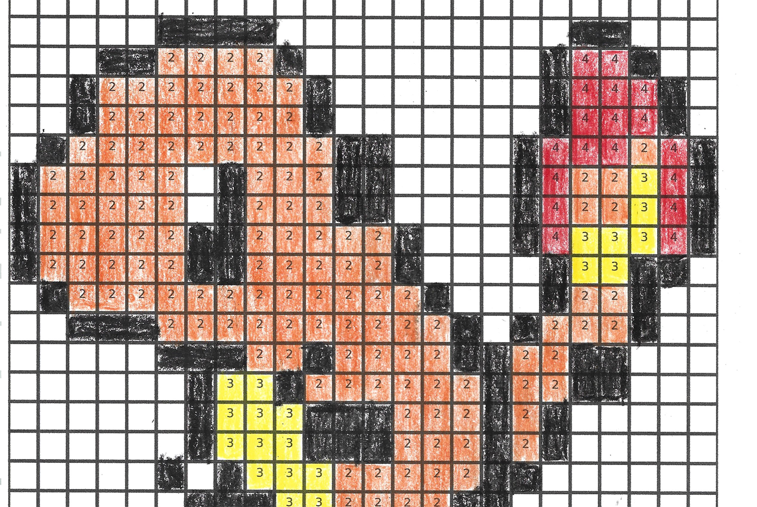 pixel color by number printable pixel color by number printable