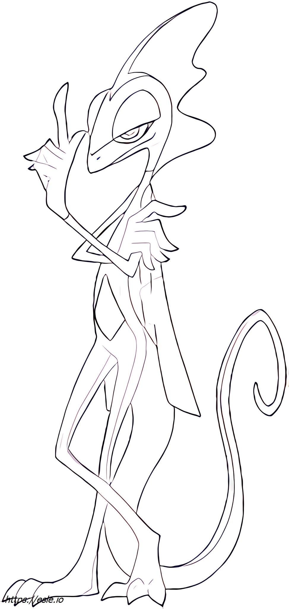 pokemon inteleon coloring page