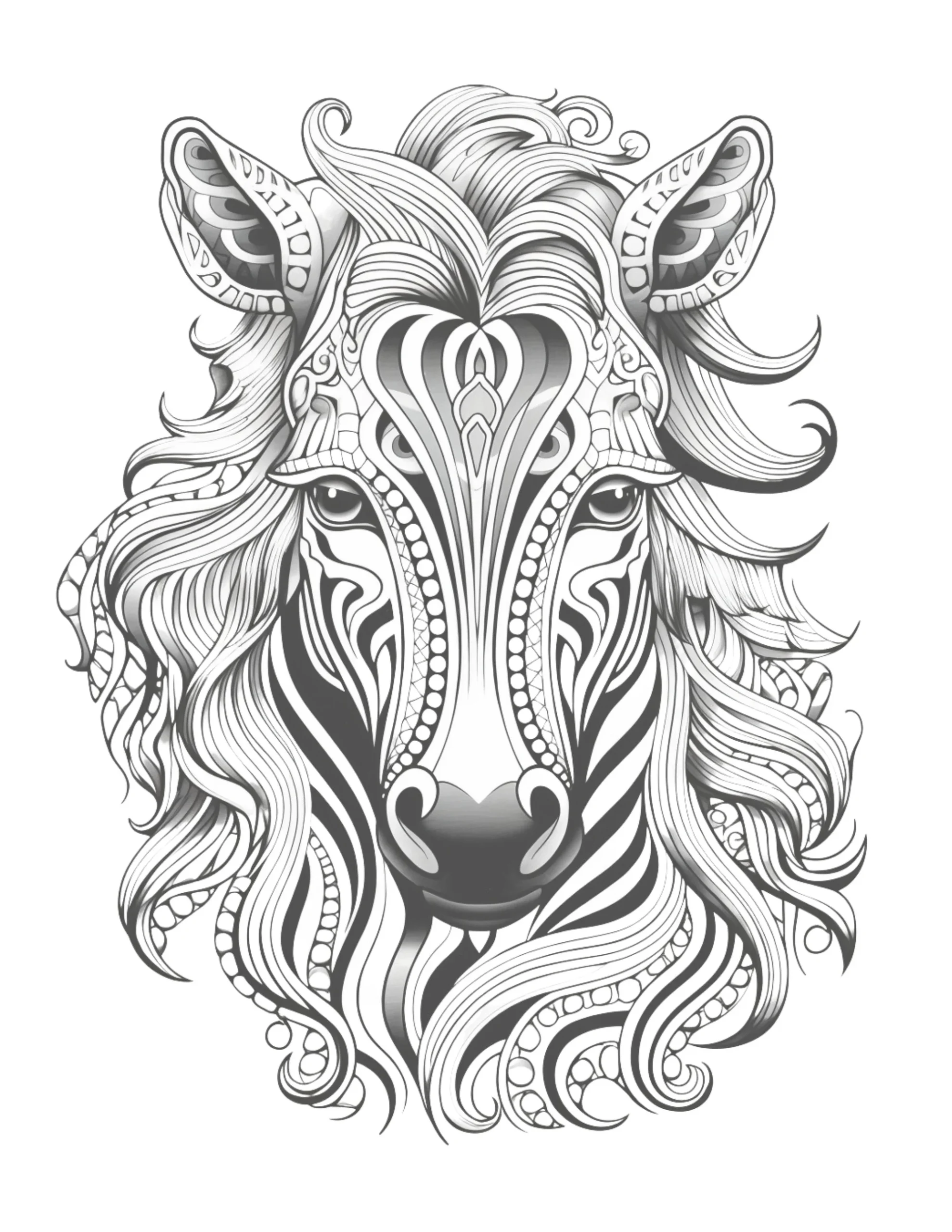 Intricate Animal Faces Coloring Pages 10 Printable Designs PDF Etsy Intricate Animal Faces Coloring Pages 10 Printable Designs PDF Etsy