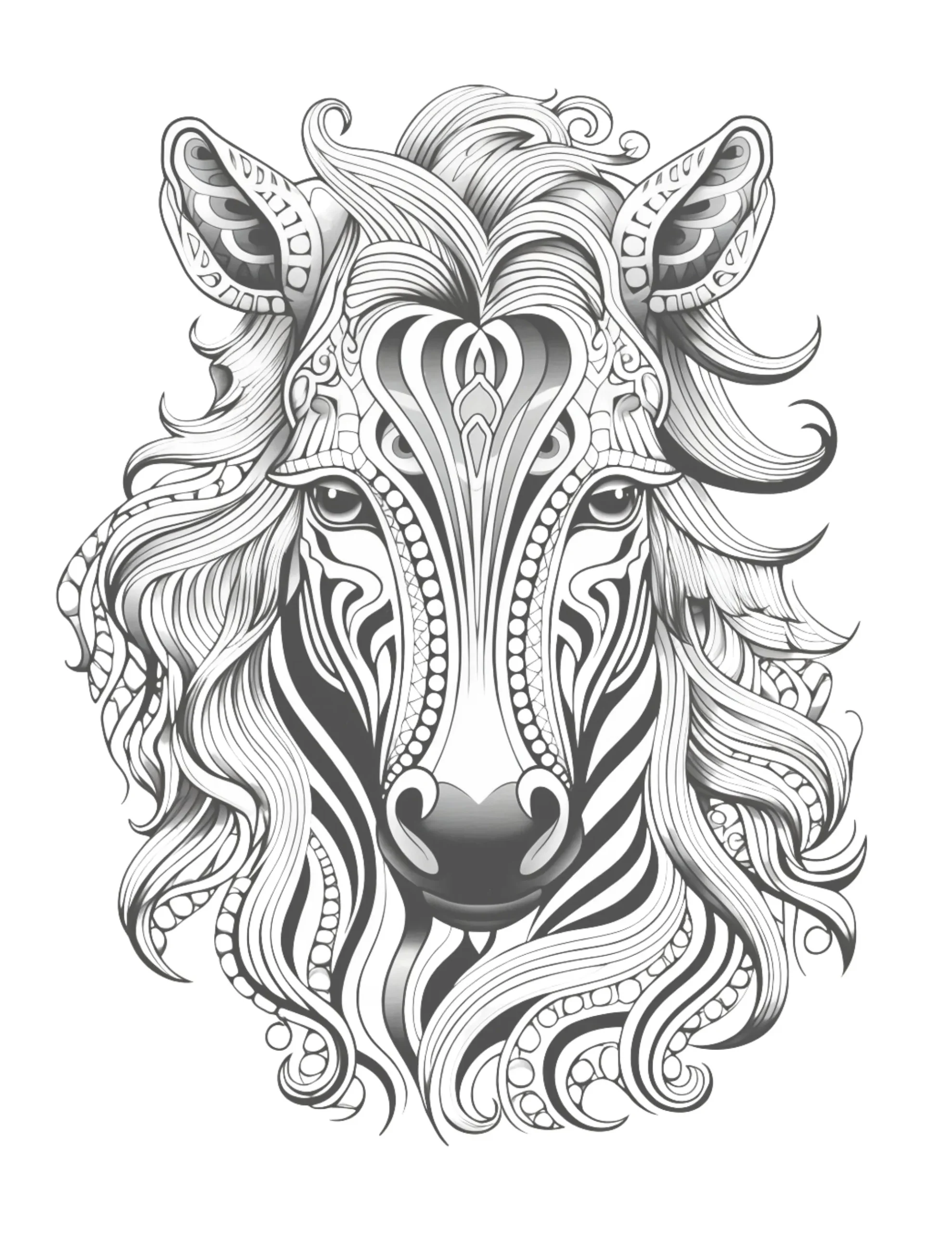 animals adult coloring pages