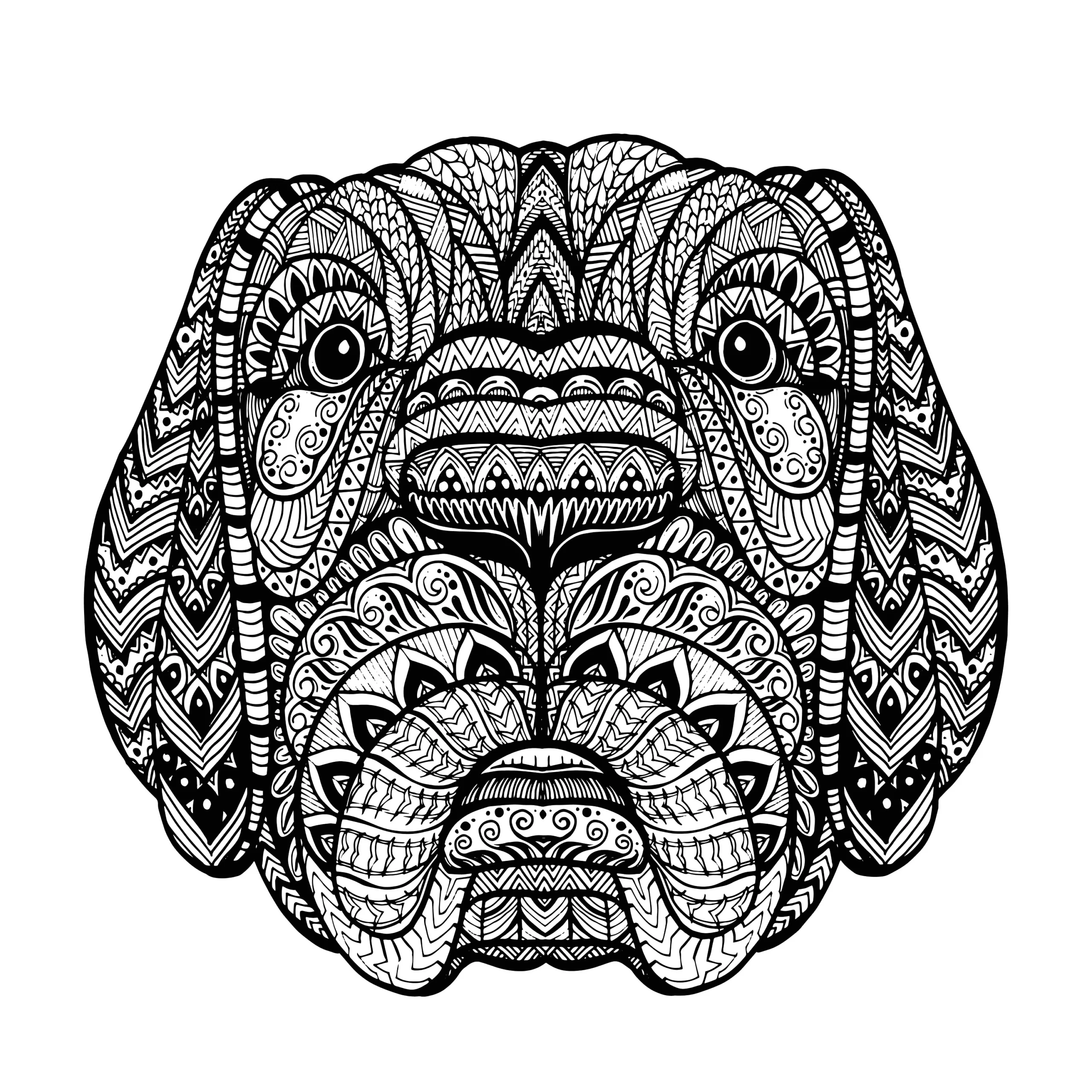 coloring pages hard animals