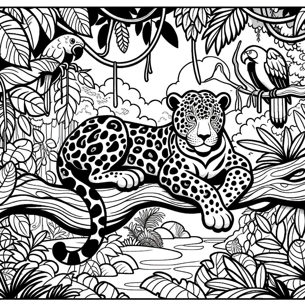 Jaguar Coloring Pages By DayDreamColor On DeviantArt Jaguar Coloring Pages By DayDreamColor On DeviantArt
