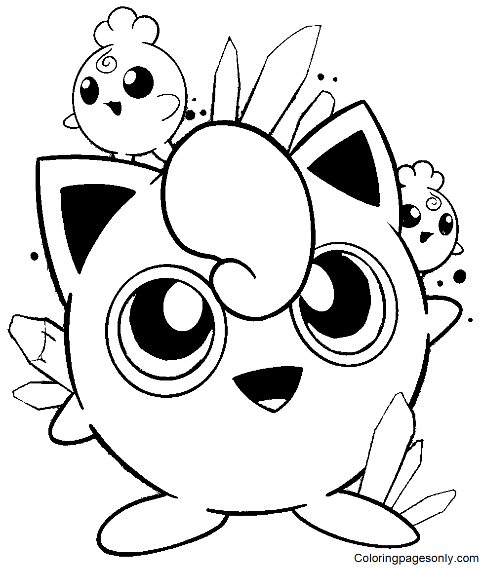 Jigglypuff Coloring Pages Jigglypuff Coloring Pages