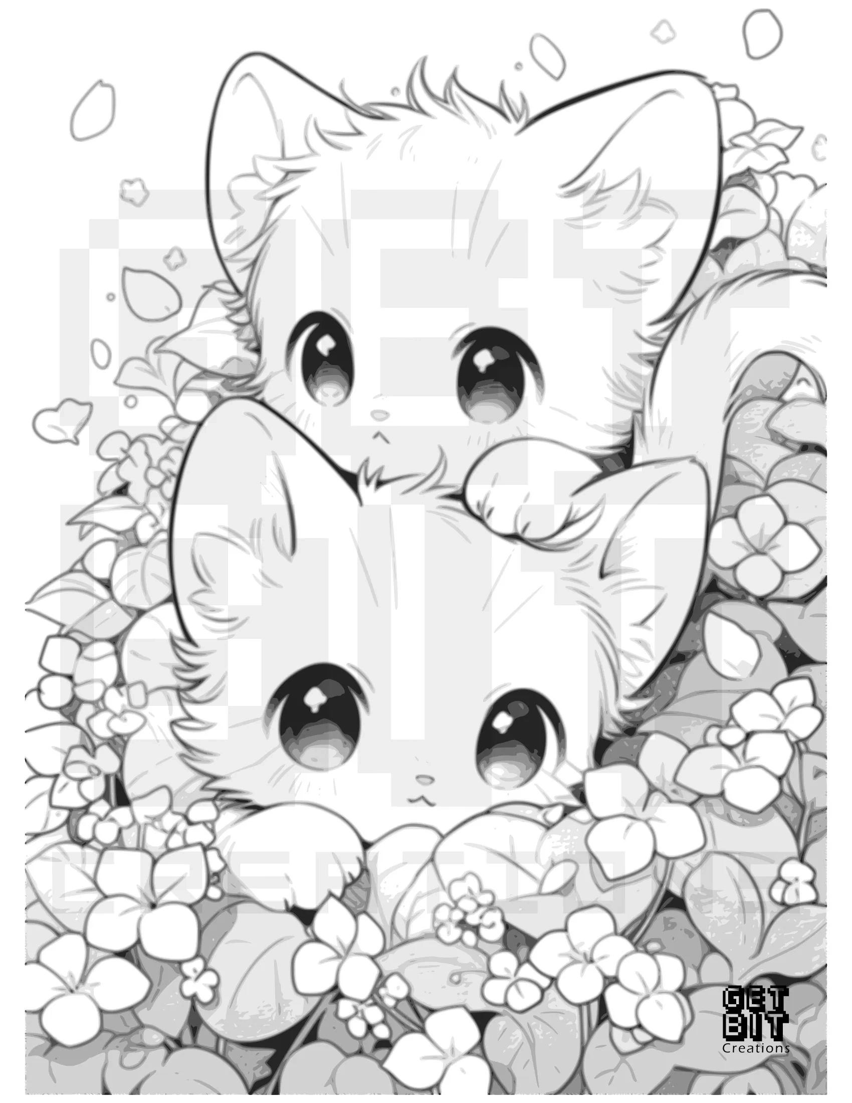 Kawaii Cat Coloring Page Of Kittens Coloring Book Of Anime Cats Coloring Page For All Ages Coloring Book Manga Etsy Kawaii Cat Coloring Page Of Kittens Coloring Book Of Anime Cats Coloring Page For All Ages Coloring Book Manga Etsy