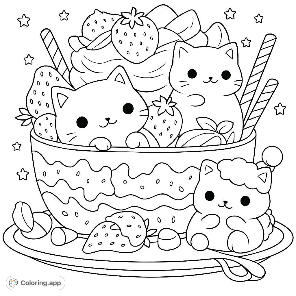cat coloring pages cute cat coloring pages cute