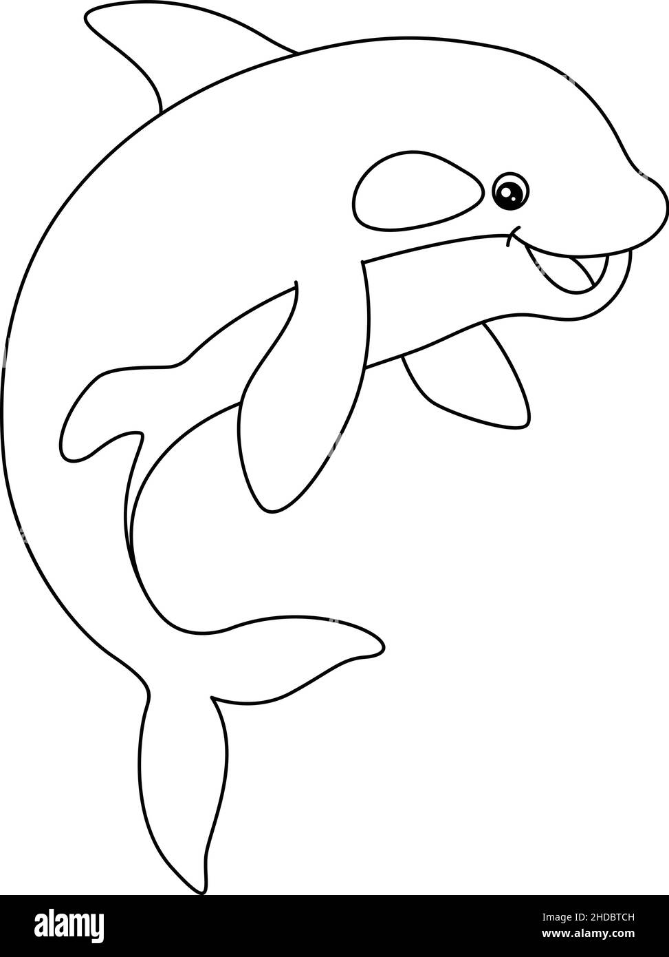 Killer Whale Coloring Page For Kids Stock Vector Image Art Alamy Killer Whale Coloring Page For Kids Stock Vector Image Art Alamy