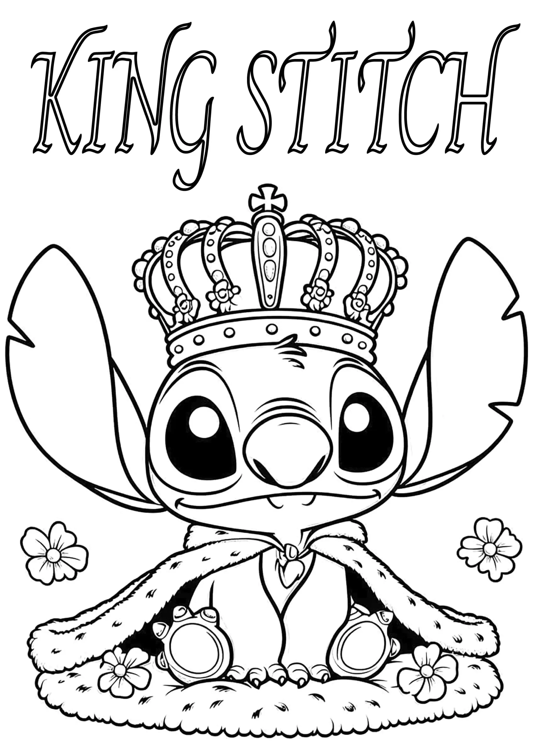 King Stitch Lilo And Stitch Coloring Pages King Stitch Lilo And Stitch Coloring Pages