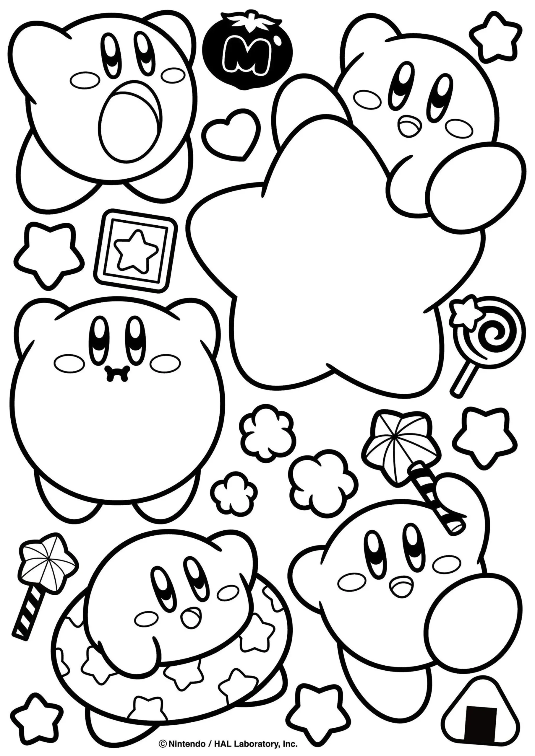 Kirby Nintendo s Famous Pink Ball Kirby Coloring Pages Kirby Nintendo s Famous Pink Ball Kirby Coloring Pages