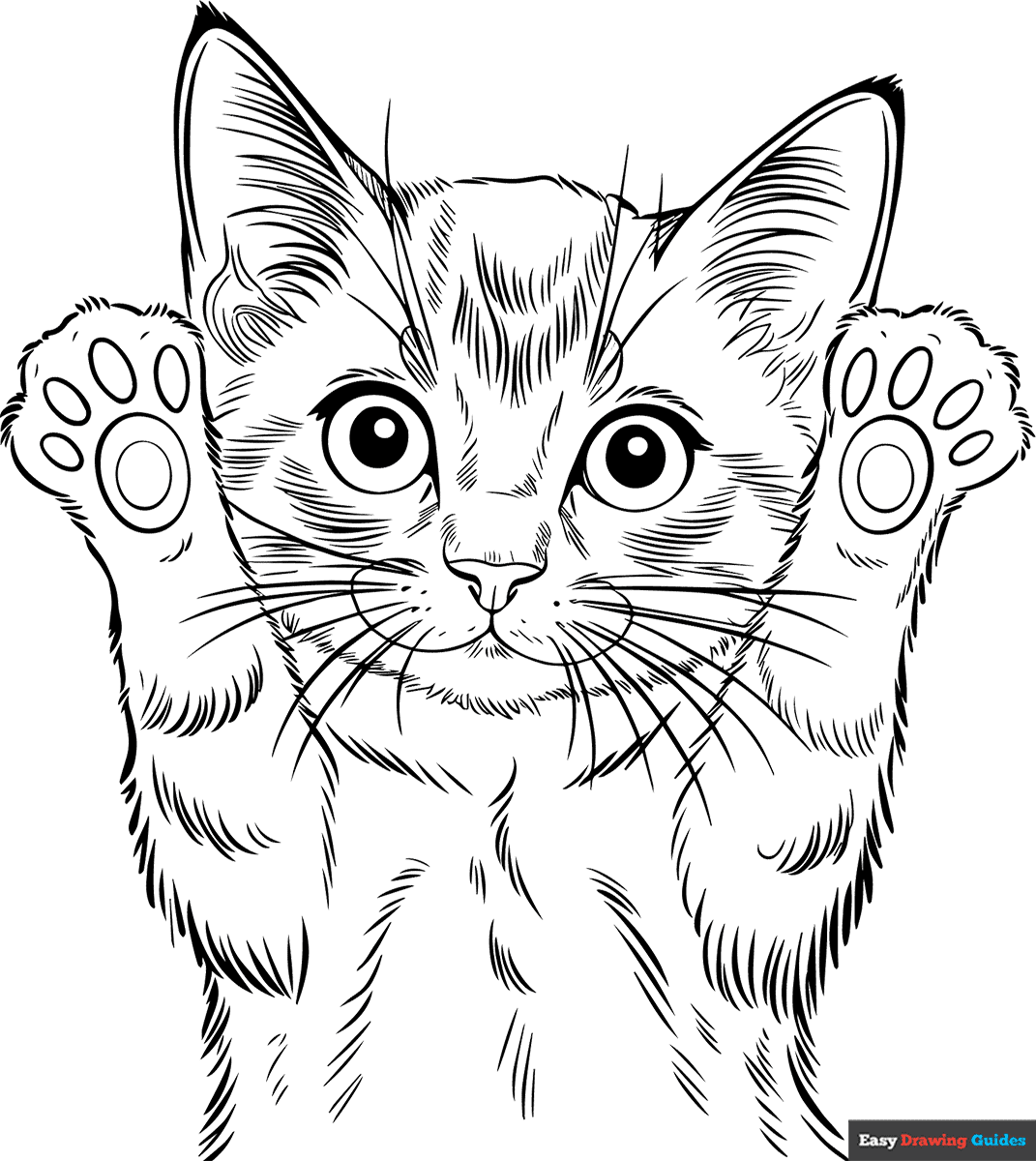 printable kitten coloring pages printable kitten coloring pages