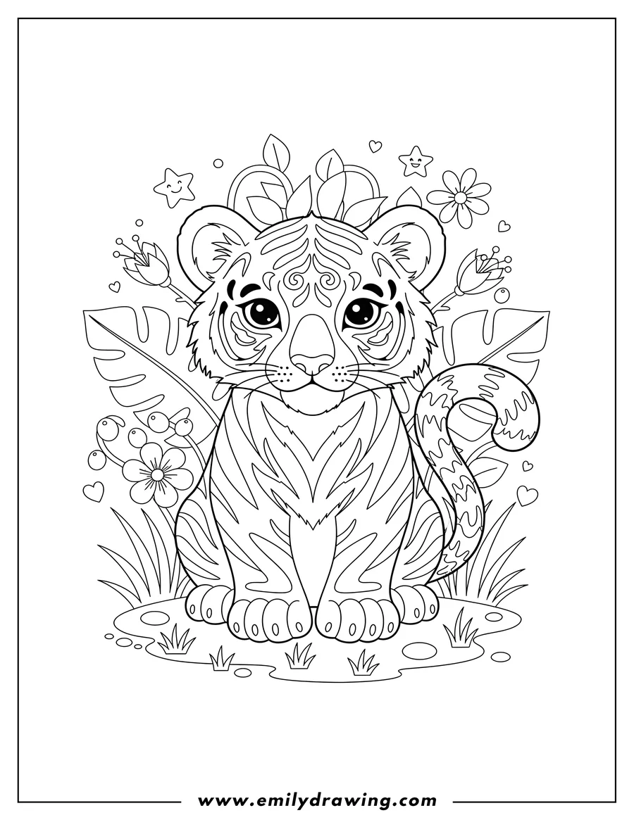 lisa frank animal coloring pages