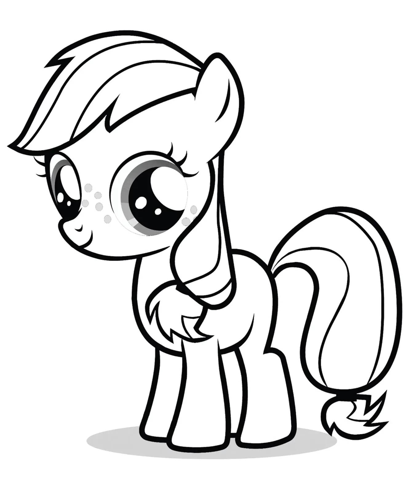 Little Pony Printable Coloring Page For Kids My Little Pony Coloring Pages
