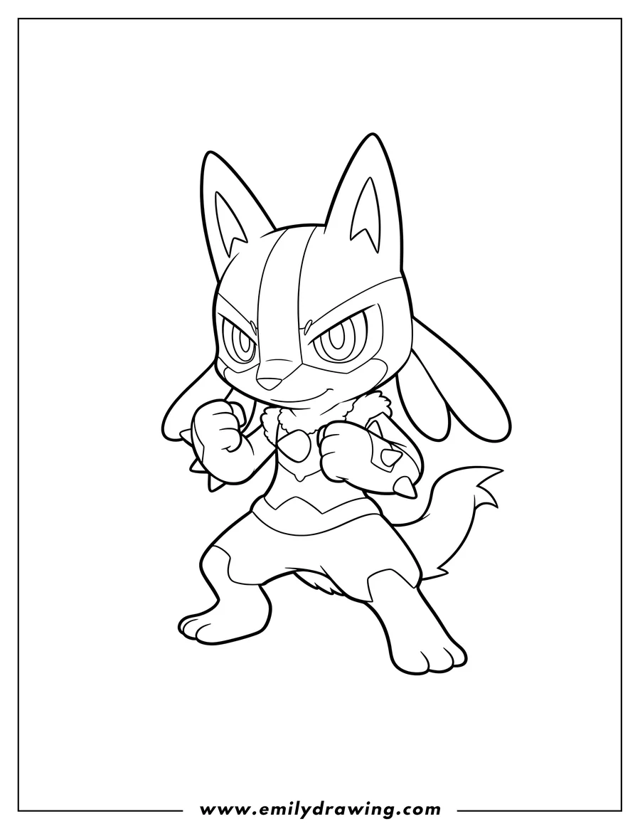 Lucario Coloring Pages Emily Drawing Lucario Coloring Pages Emily Drawing